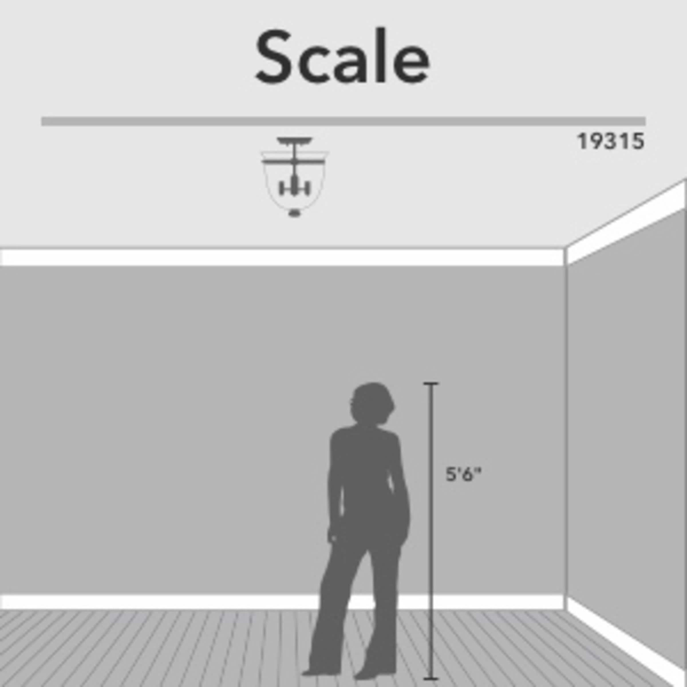 Belltown 3 - Light 13'' Unique/Statement Urn Semi Flush Mount