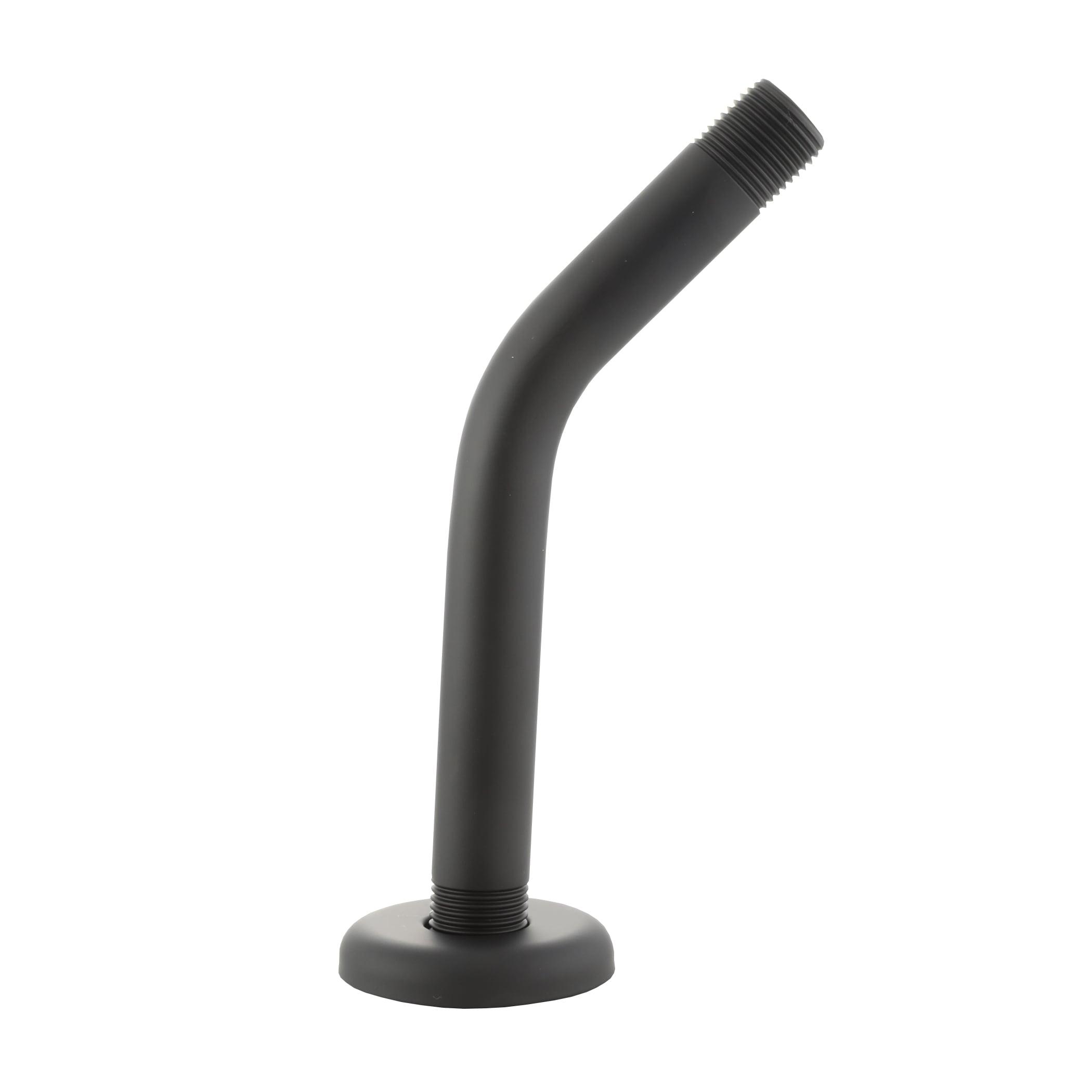 Danco 8 in. Shower Arm with Flange in Matte Black (11095)