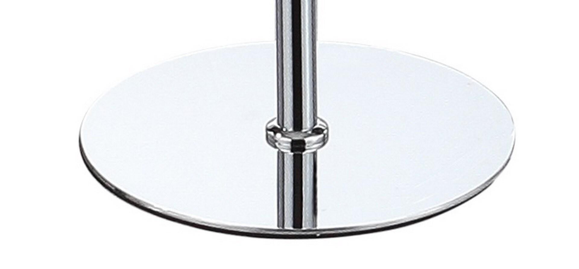 Tall Chrome LED Integrated Arc Floor Lamp