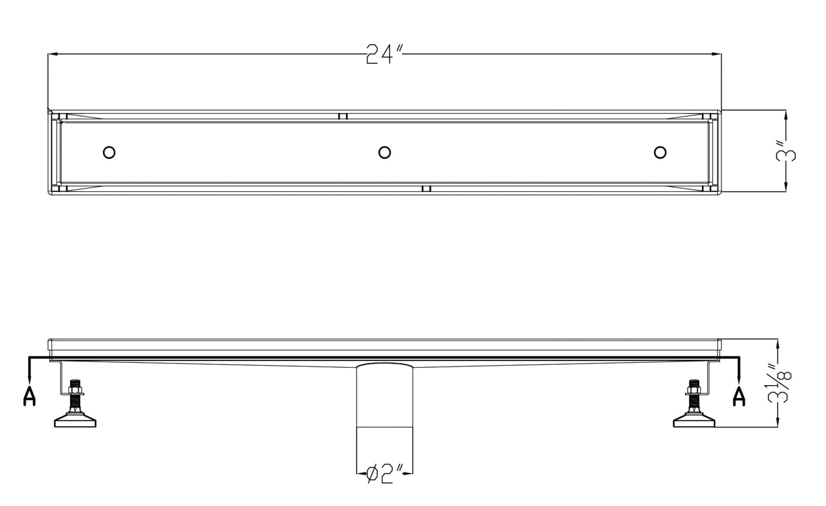3'' W Grid