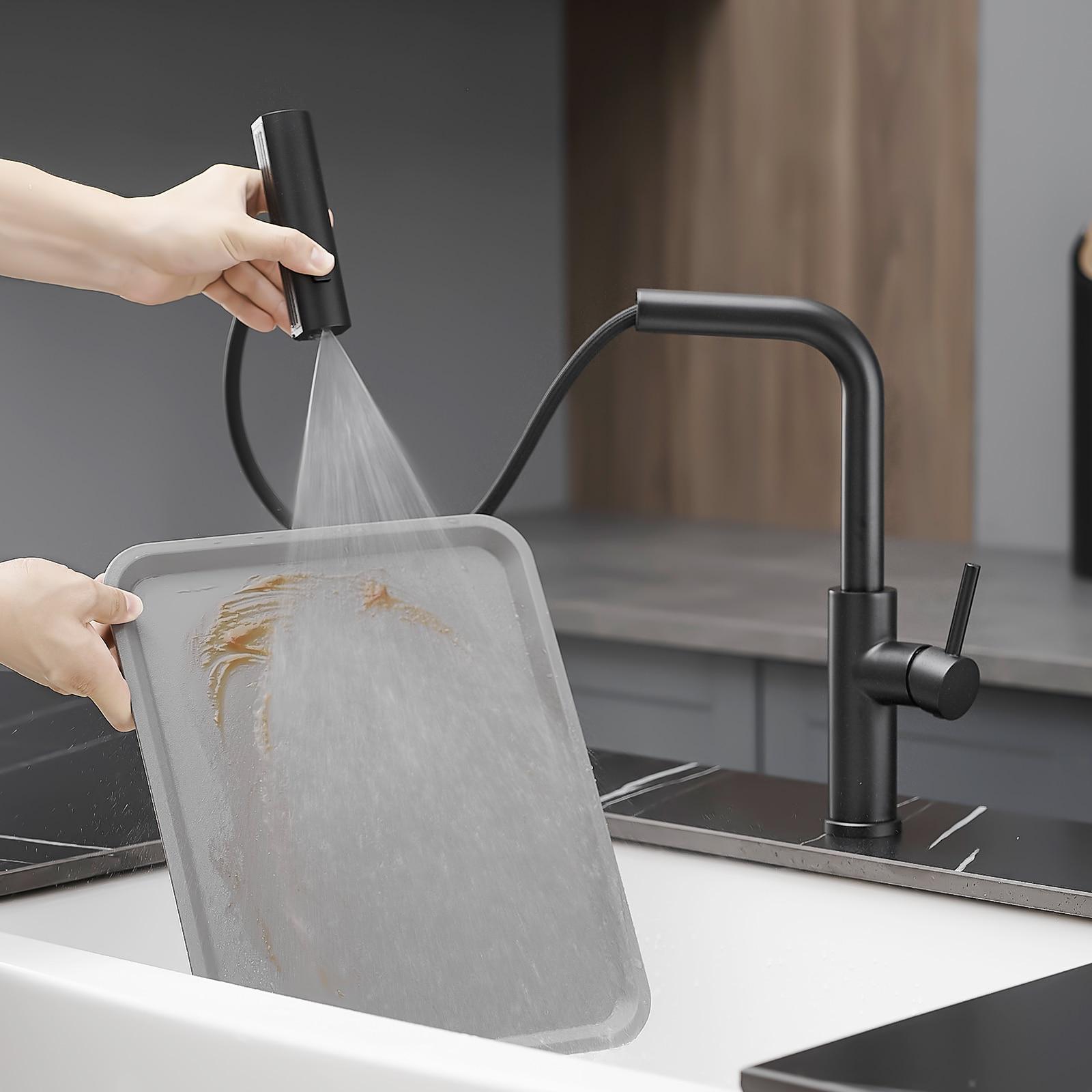 Mondawe Pull Down Kitchen Faucet