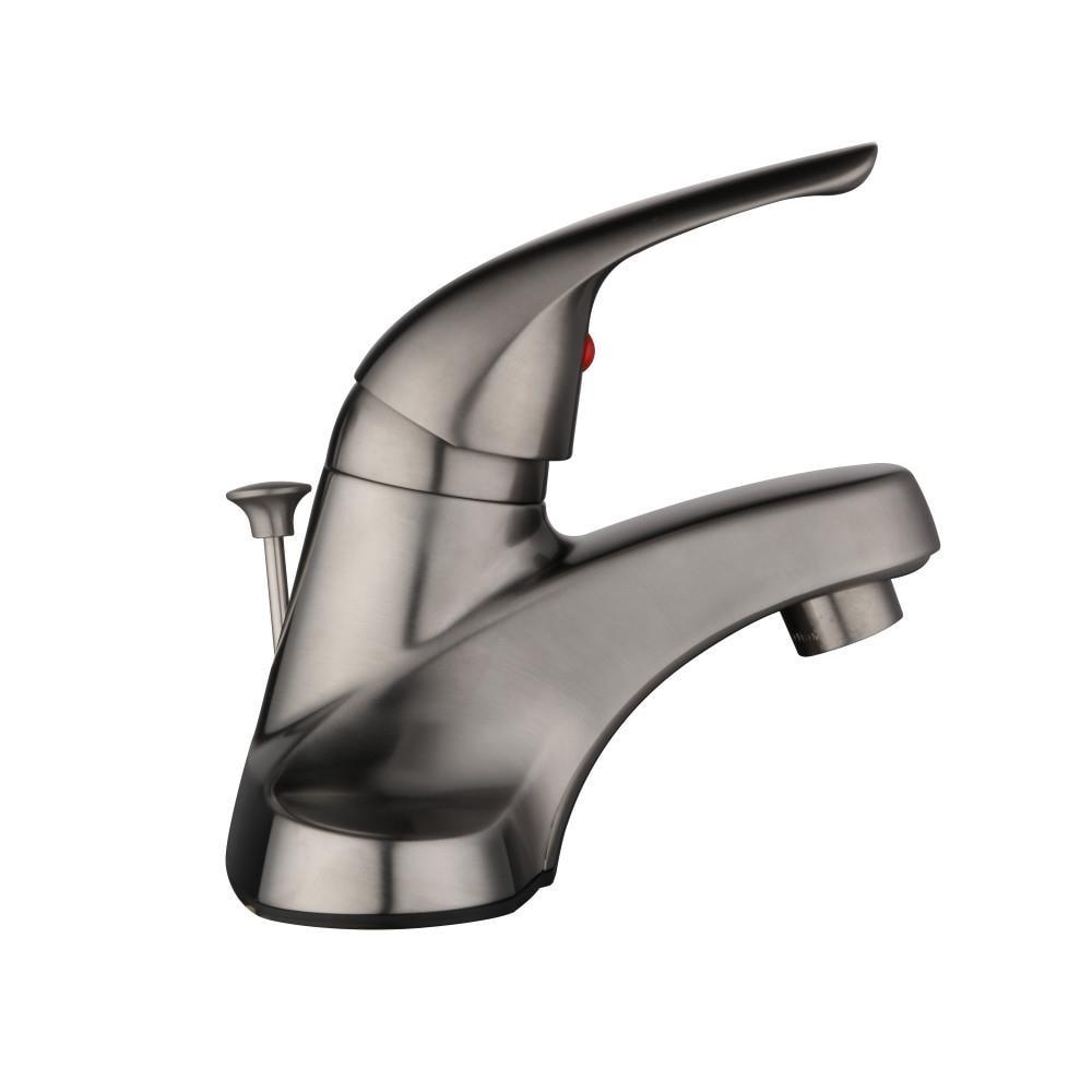 Middleton 4 in. Centerset 1-Handle Bathroom Faucet in Satin Nickel