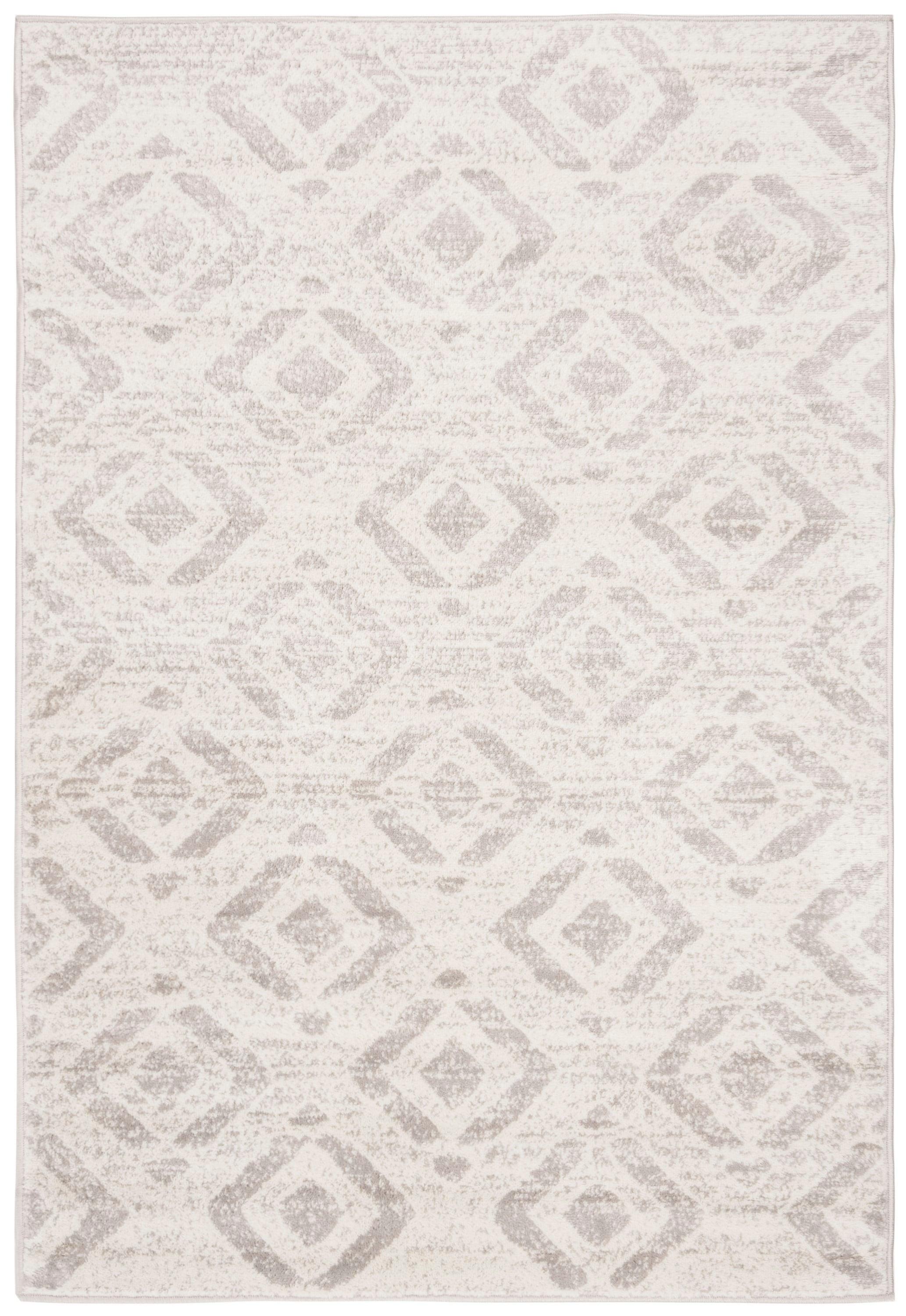 Skyler SKY190 Power Loomed Indoor Area Rug - Ivory/Grey - 4'x6' - Safavieh.