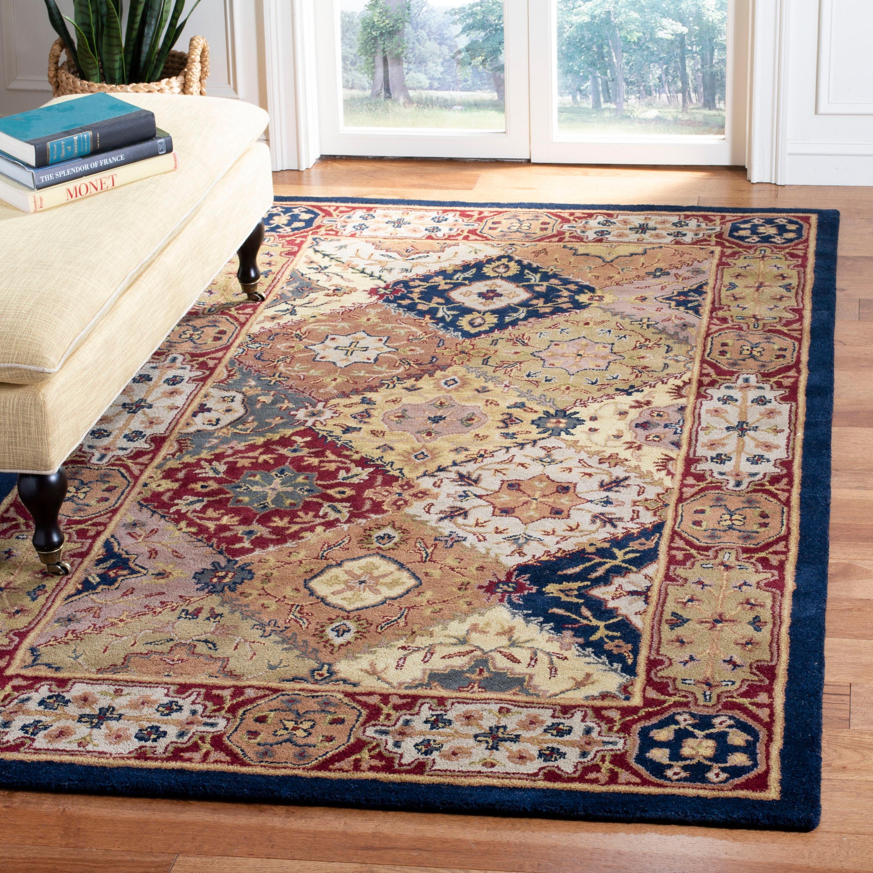 Heritage Multi/Red 11' x 15' Hand-Tufted Wool Area Rug