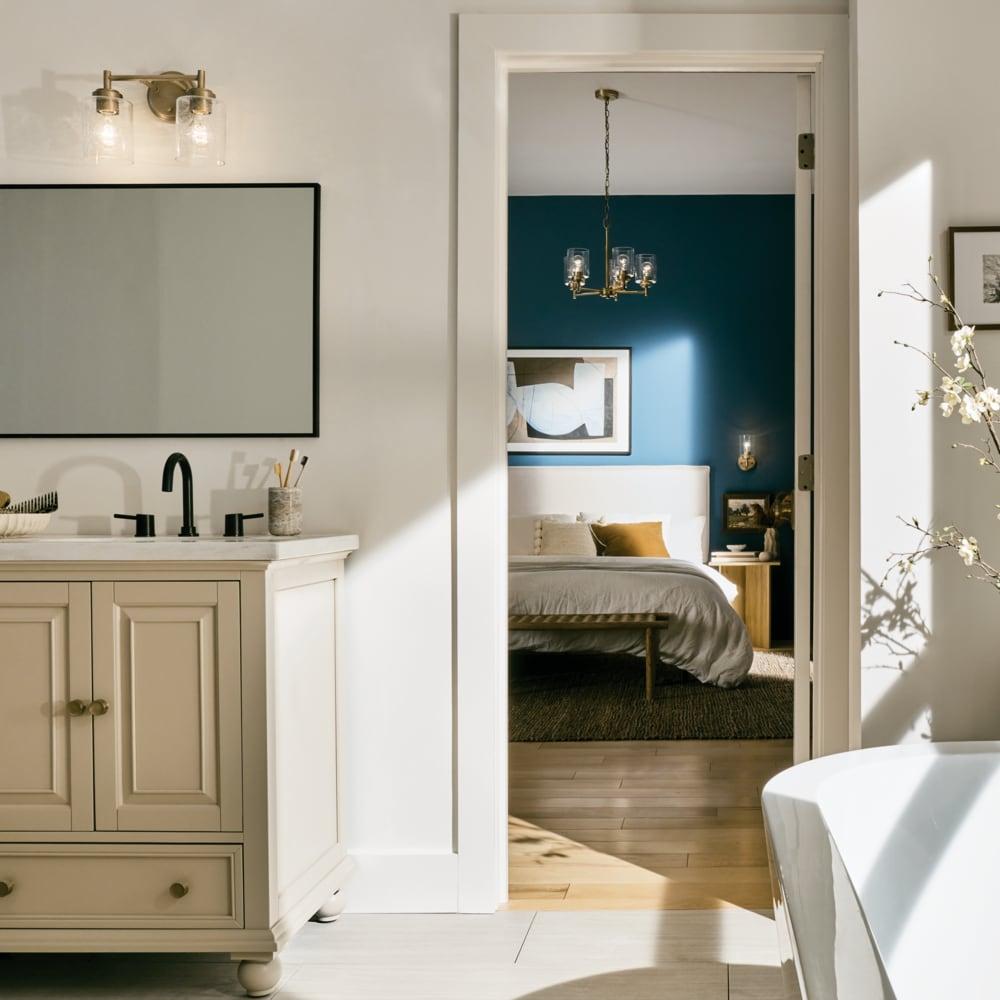 Kichler Lighting Winslow 2 - Light Vanity in  Natural Brass