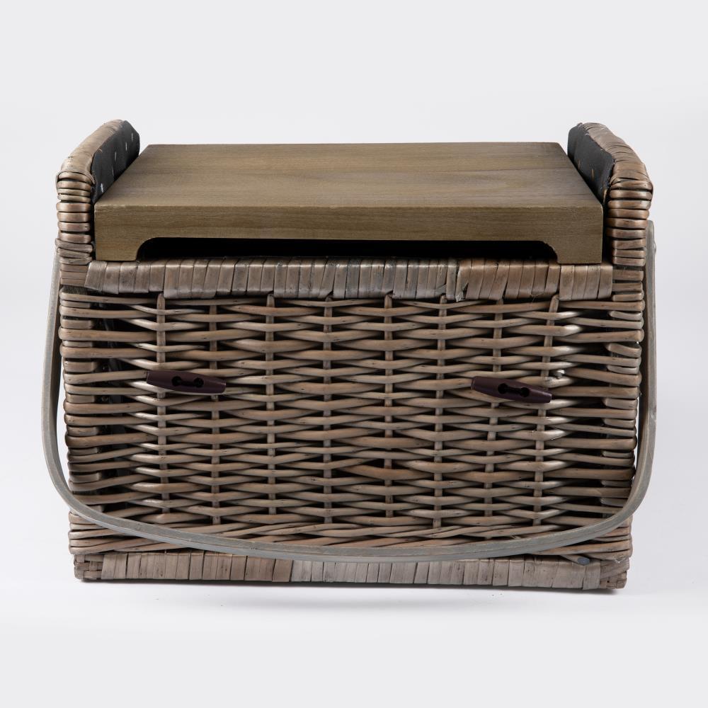 Picnic Time Kabrio Wine & Cheese Picnic Basket with Picnic Set 2
