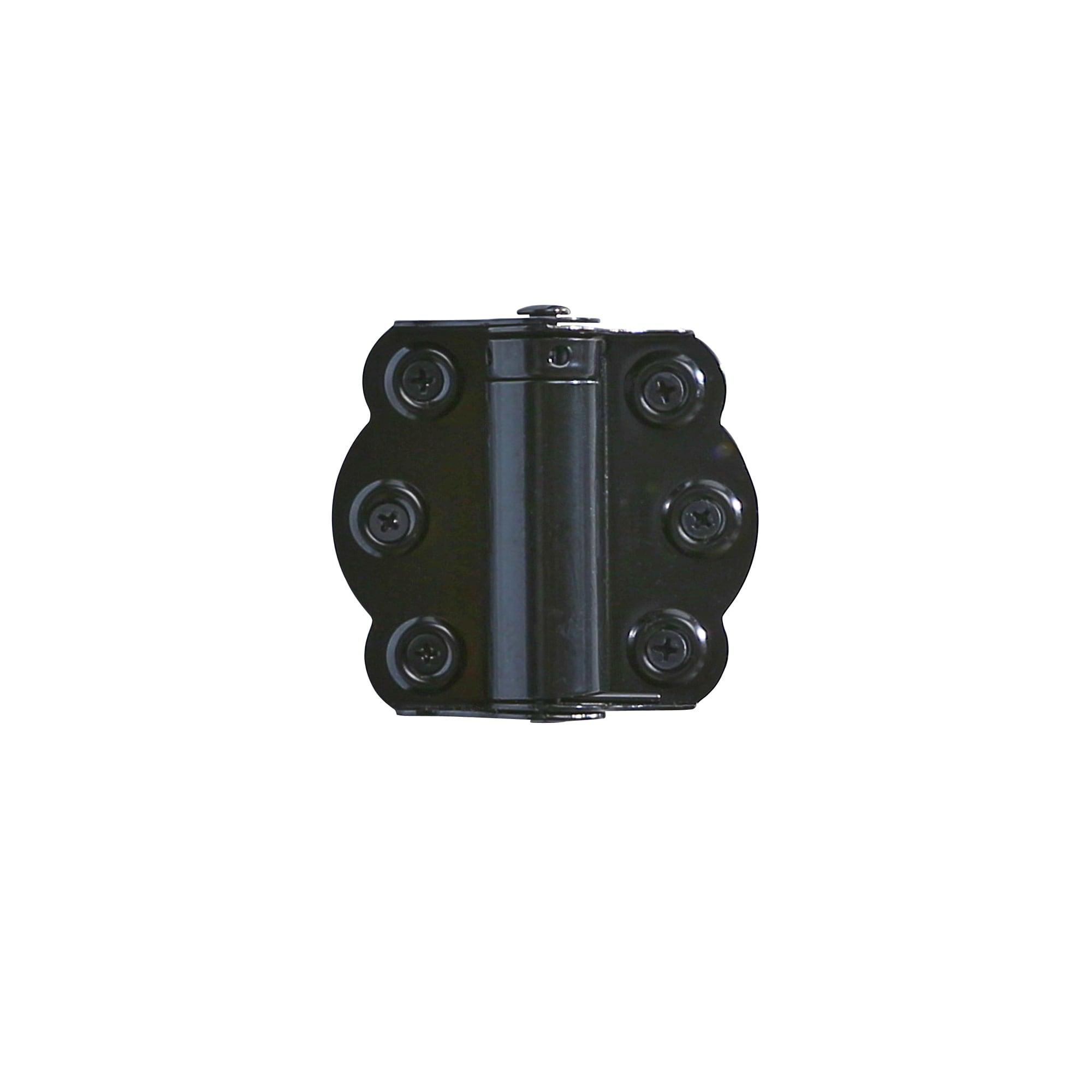 (3-Pk) Wright Products Adjustable  Self Closing Door Hinges Black 2-3/4" V226BL