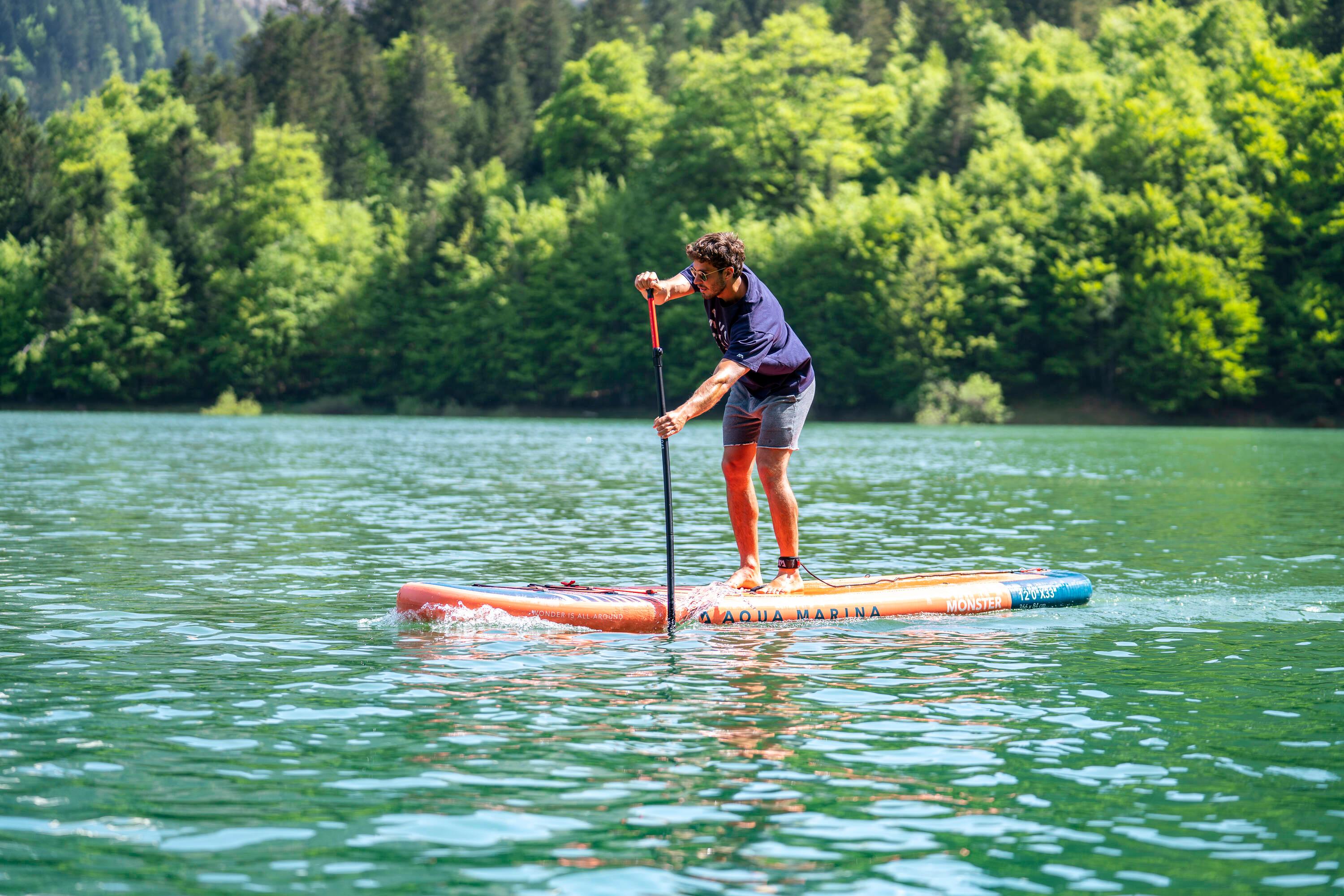 Aqua Marina 12'' Monster Sky Glider Paddleboard - Melon Pink