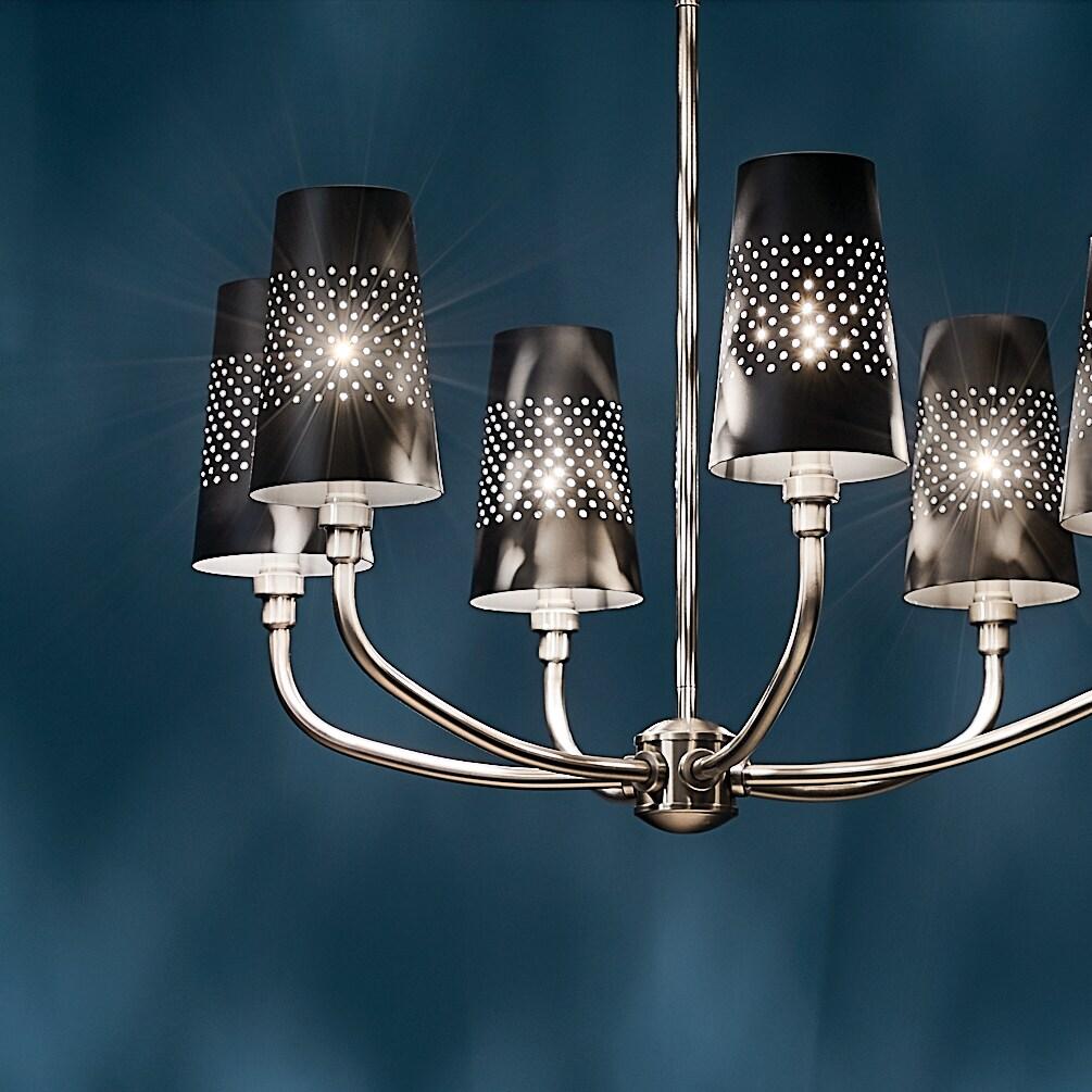 Kichler Lighting Adeena 6 - Light Chandelier in  Classic Pewter