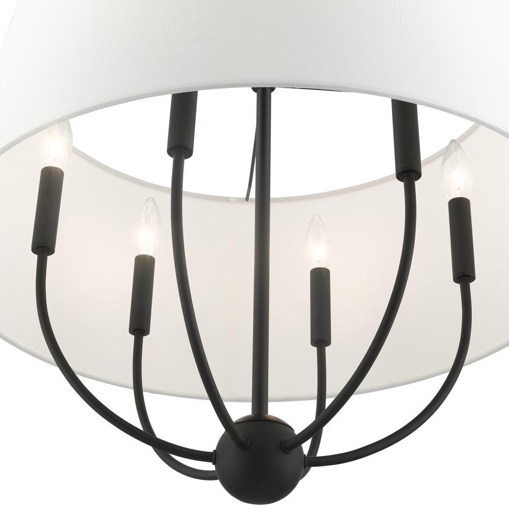 Livex Lighting Ridgecrest 6 - Light Pendant in  Black