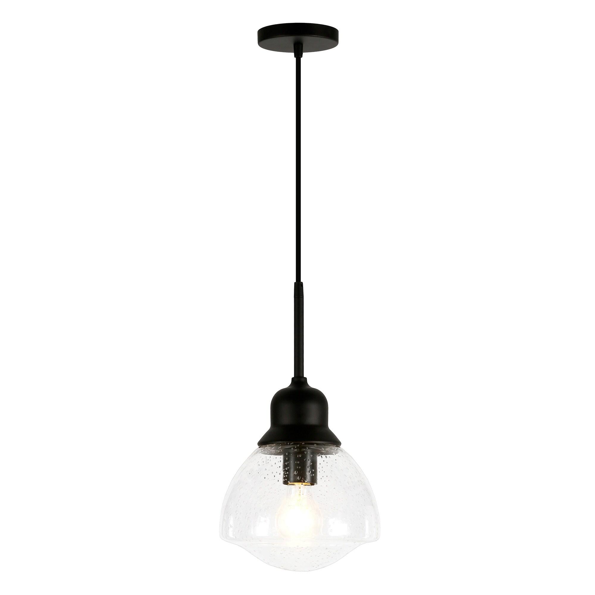 Katarina Single Light Glass Dimmable Pendant