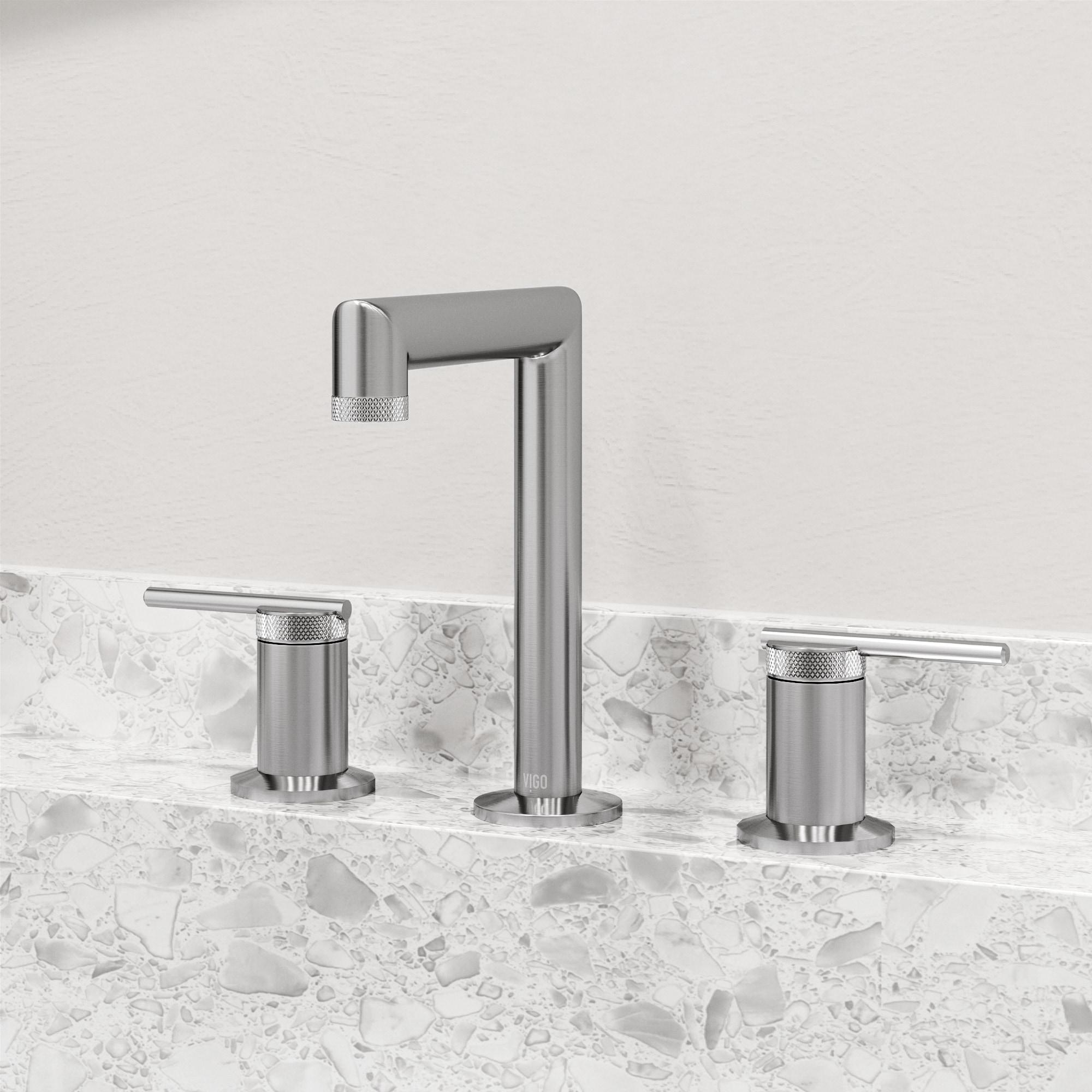 Sterling 7" H Two Handle Widespread Bathroom Faucet