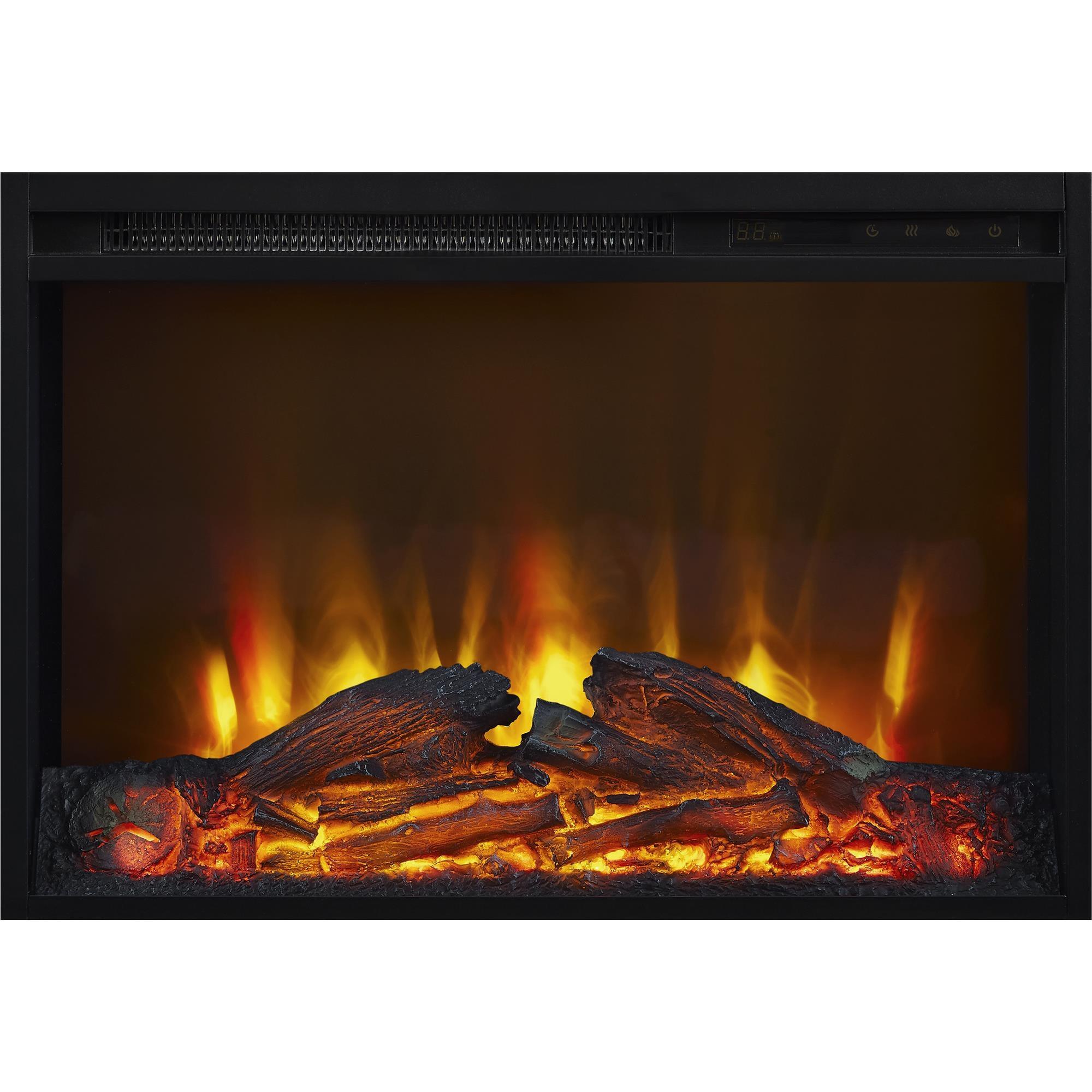 Ameriwood Home Farmington Electric Fireplace Space Heater TV Console for TVs up to 60", Natural