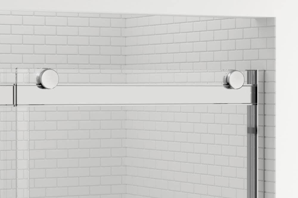 Rotolo 60" W x 70" H Semi-Frameless Shower Door