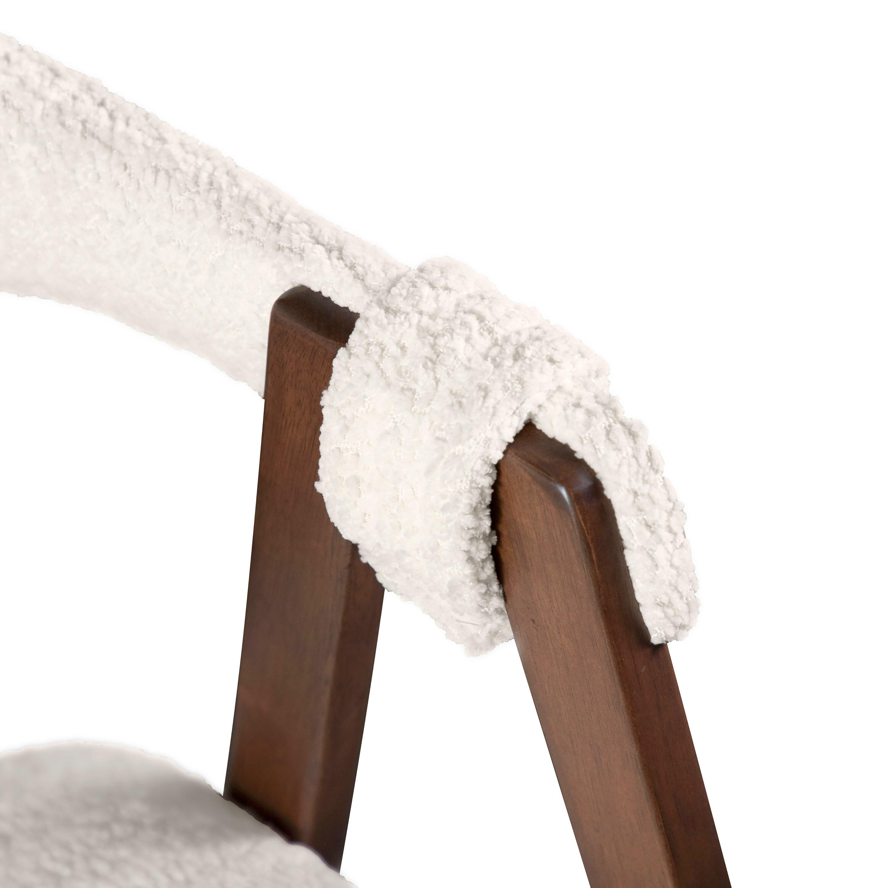 HOMES: Inside + Out 5pc Pearlcrest Mid-Century Modern Dining Table Walnut