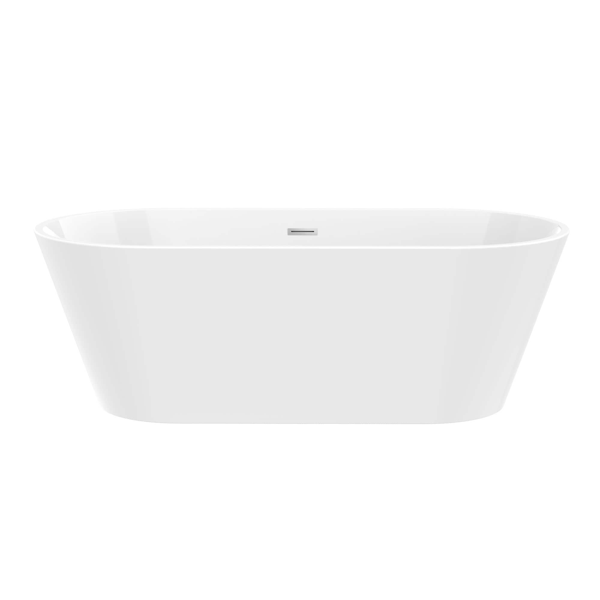 67'' x 32'' Freestanding Soaking Acrylic Bathtub