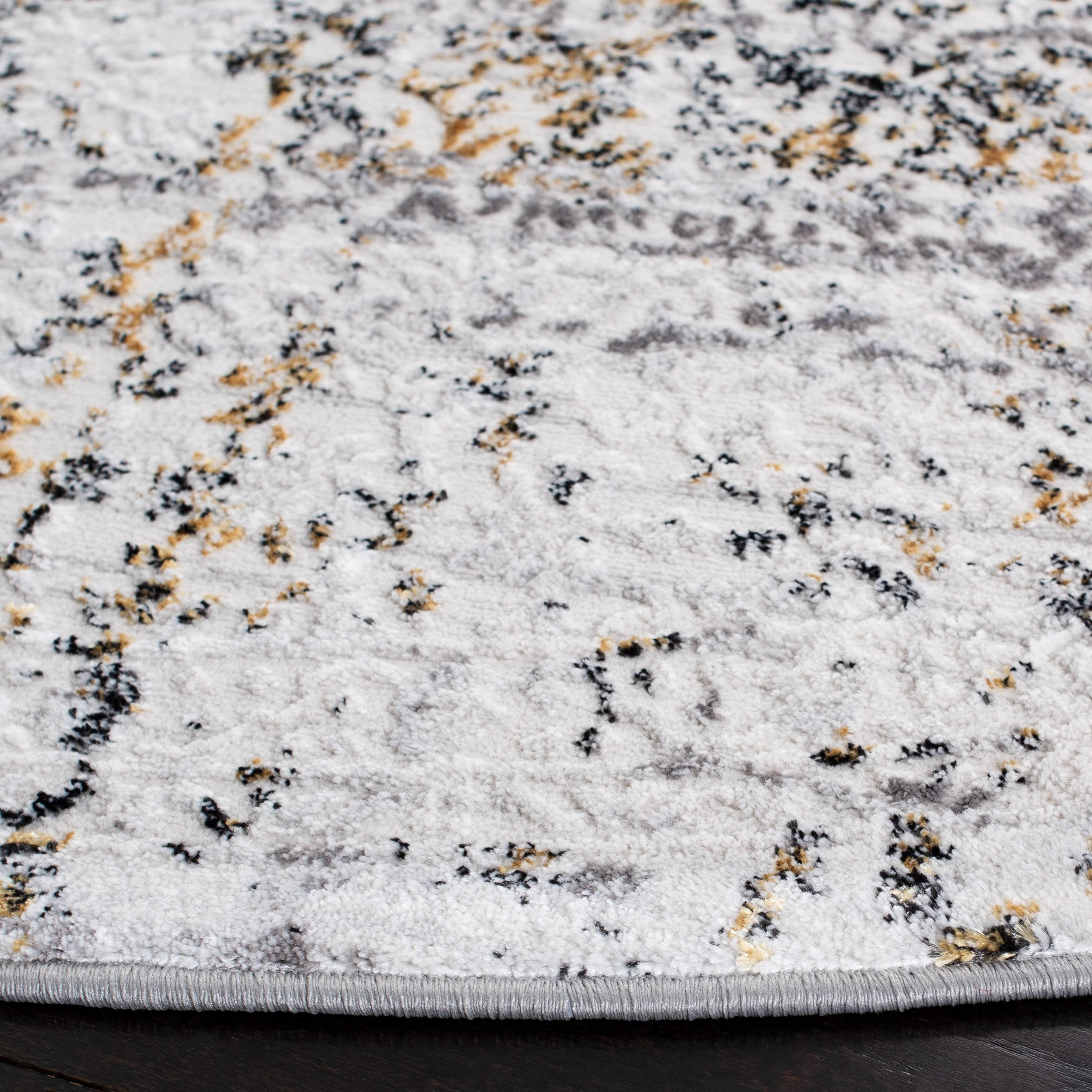 Amelia ALA239 Power Loomed Area Rug - Grey/Ivory - 6'7" round - Safavieh.