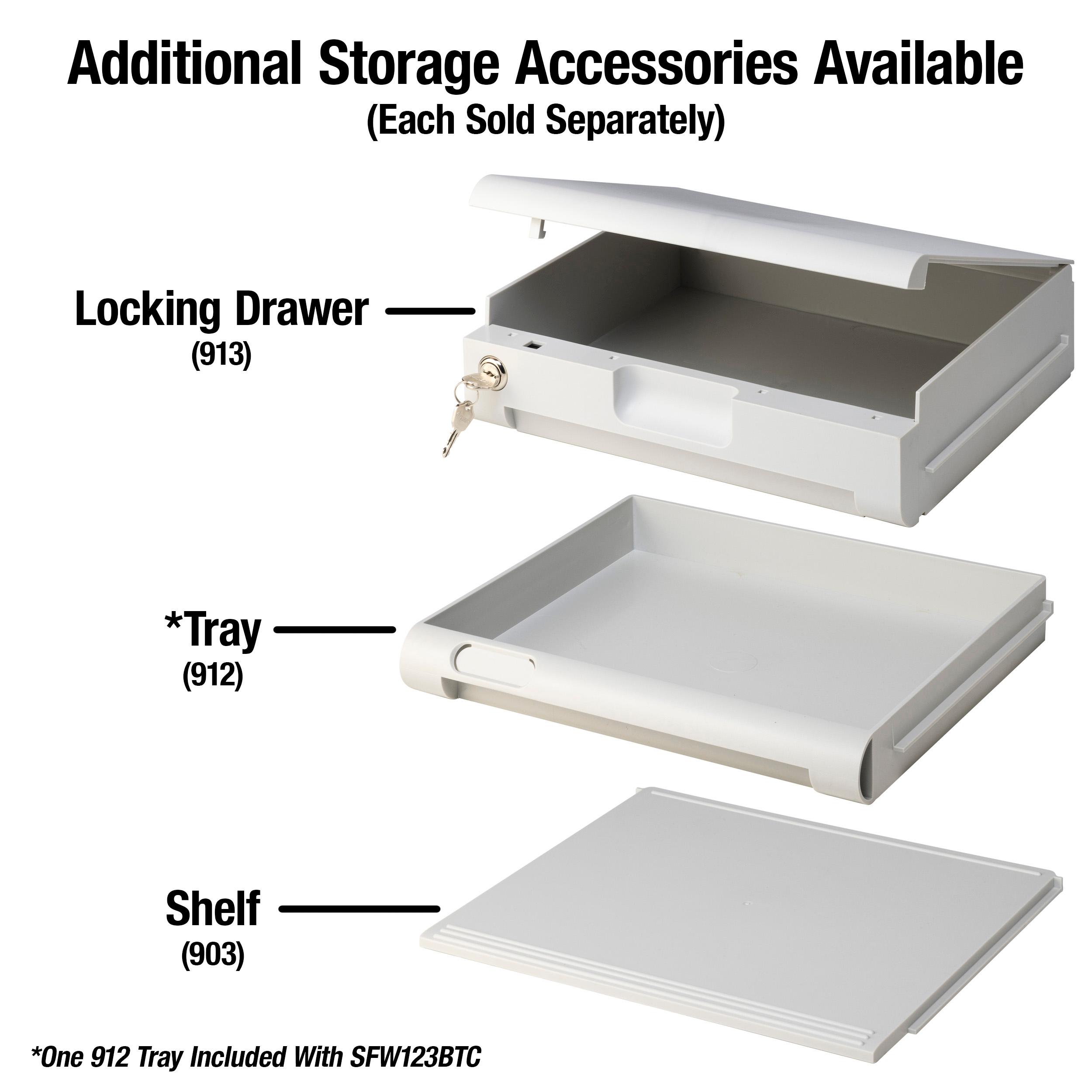 SentrySafe SFW123BTC Fire-Resistant and Water-Resistant Safe with Fingerprint Biometric Lock, 1.23 Cu. ft.