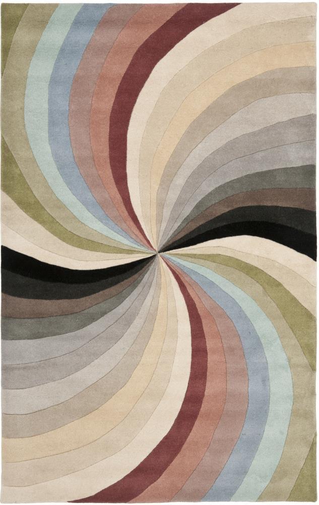SAFAVIEH Soho Floella Abstract Wool Area Rug, Multi, 5' x 8'