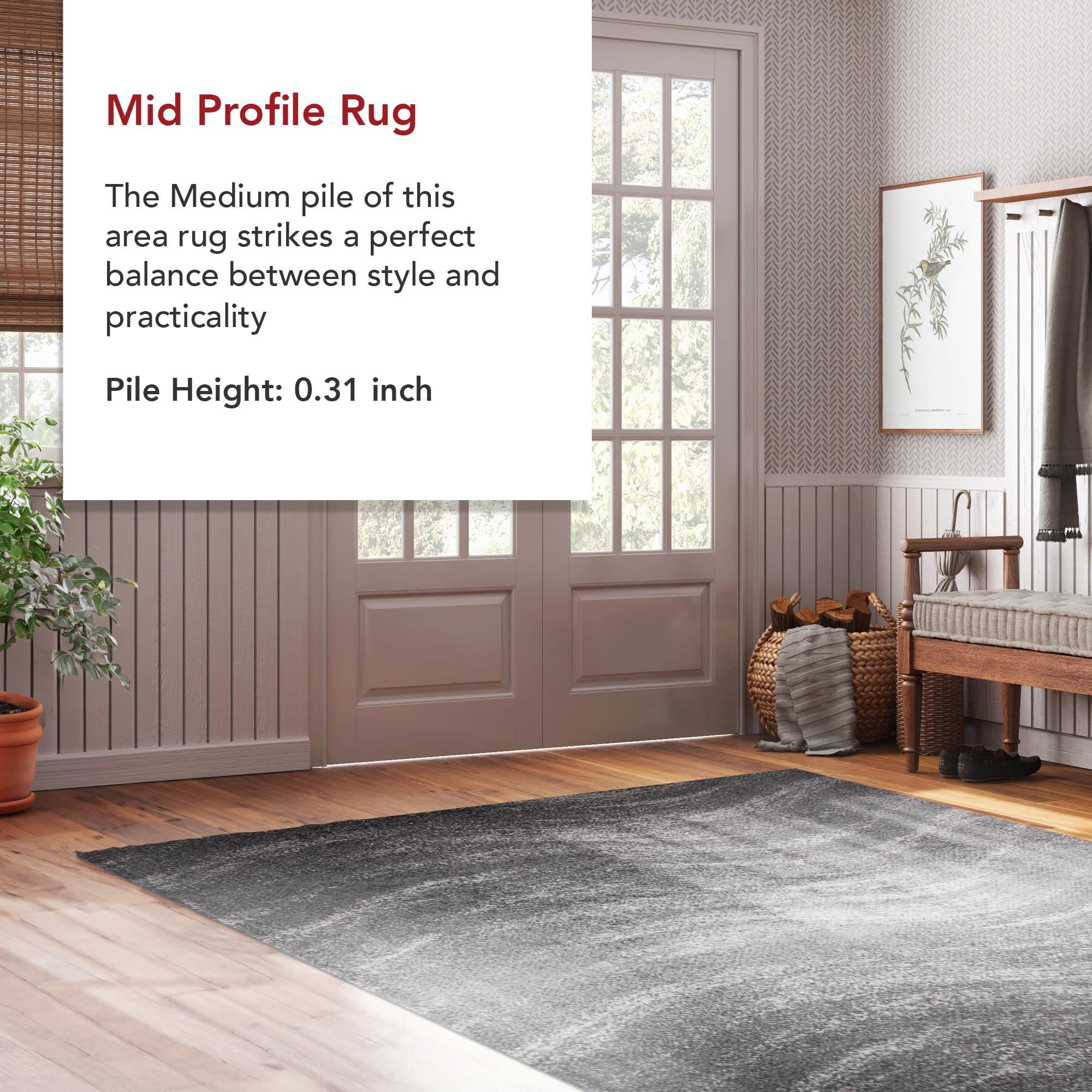 nuLOOM Julene Contemporary Area Rug, 6' 7" x 9', Gray