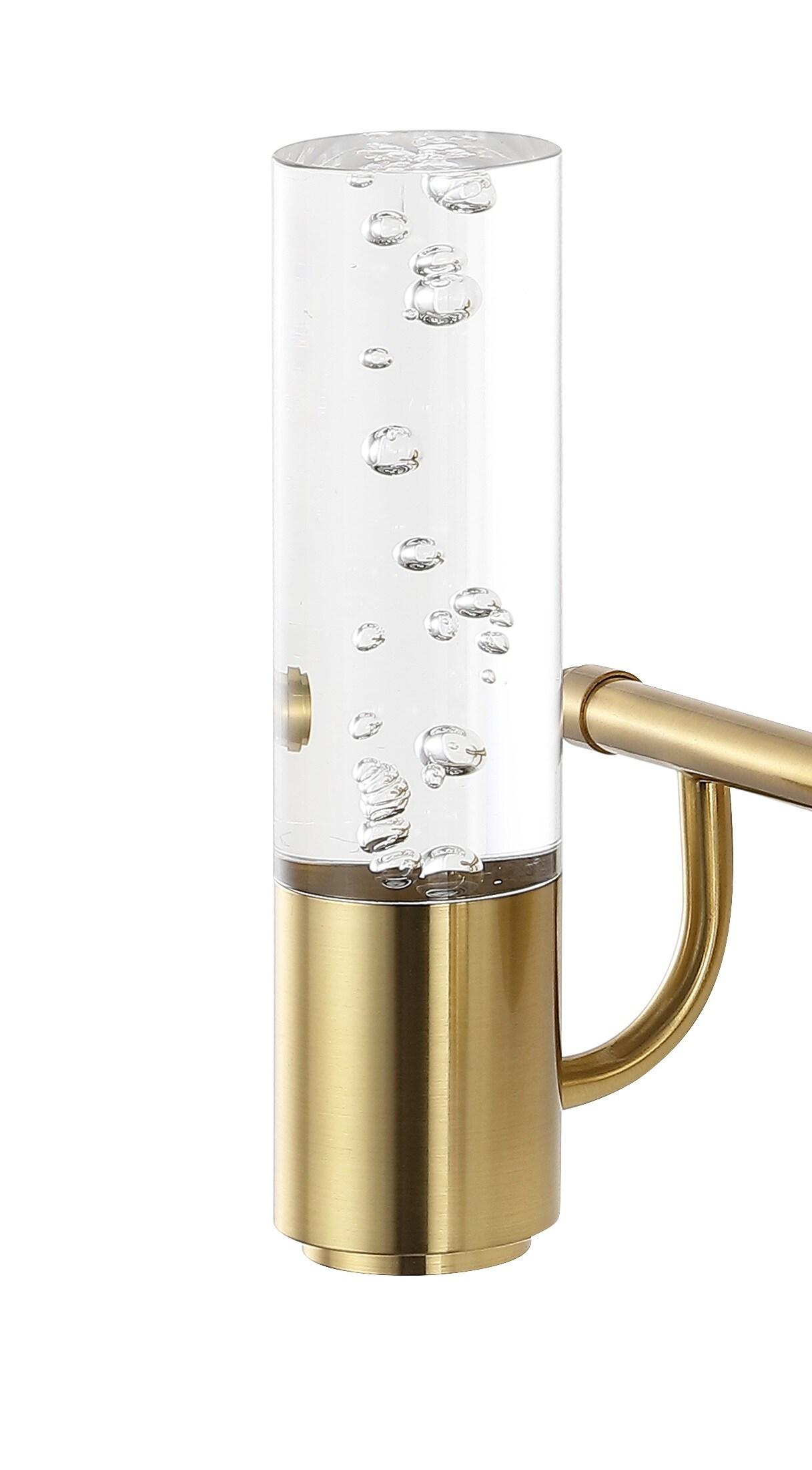 Bolha 10.75" Brass Gold Minimalist LED Vanity Light