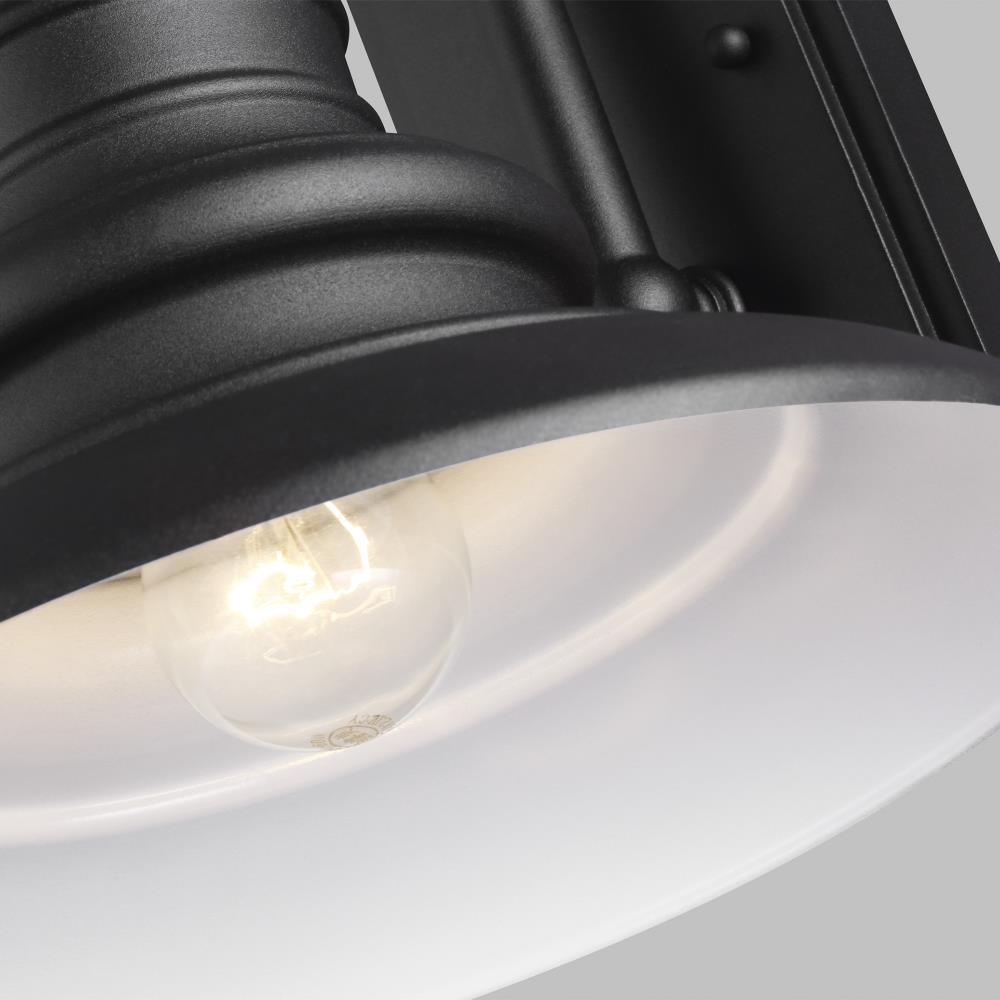 Generation Lighting Redding Station 12 1/2" High Black Outdoor Wall Light