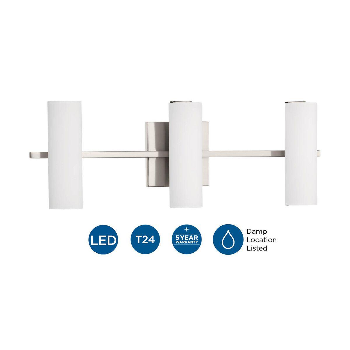 Progress Lighting P300187-30 Colonnade 3 Light 22" Wide Integrated Led Bathroom Vanity