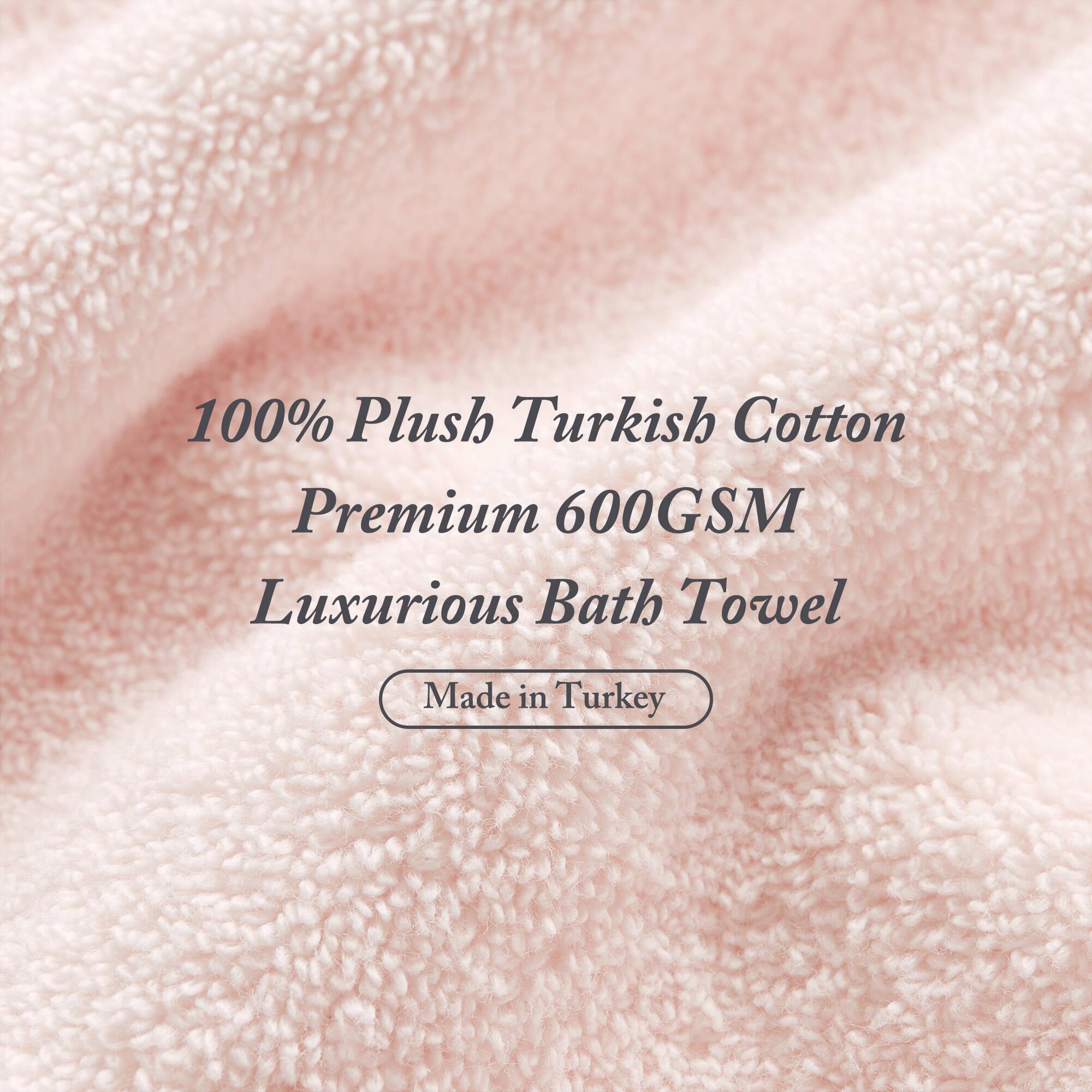Turkish 100% Cotton Oversized Towel Set