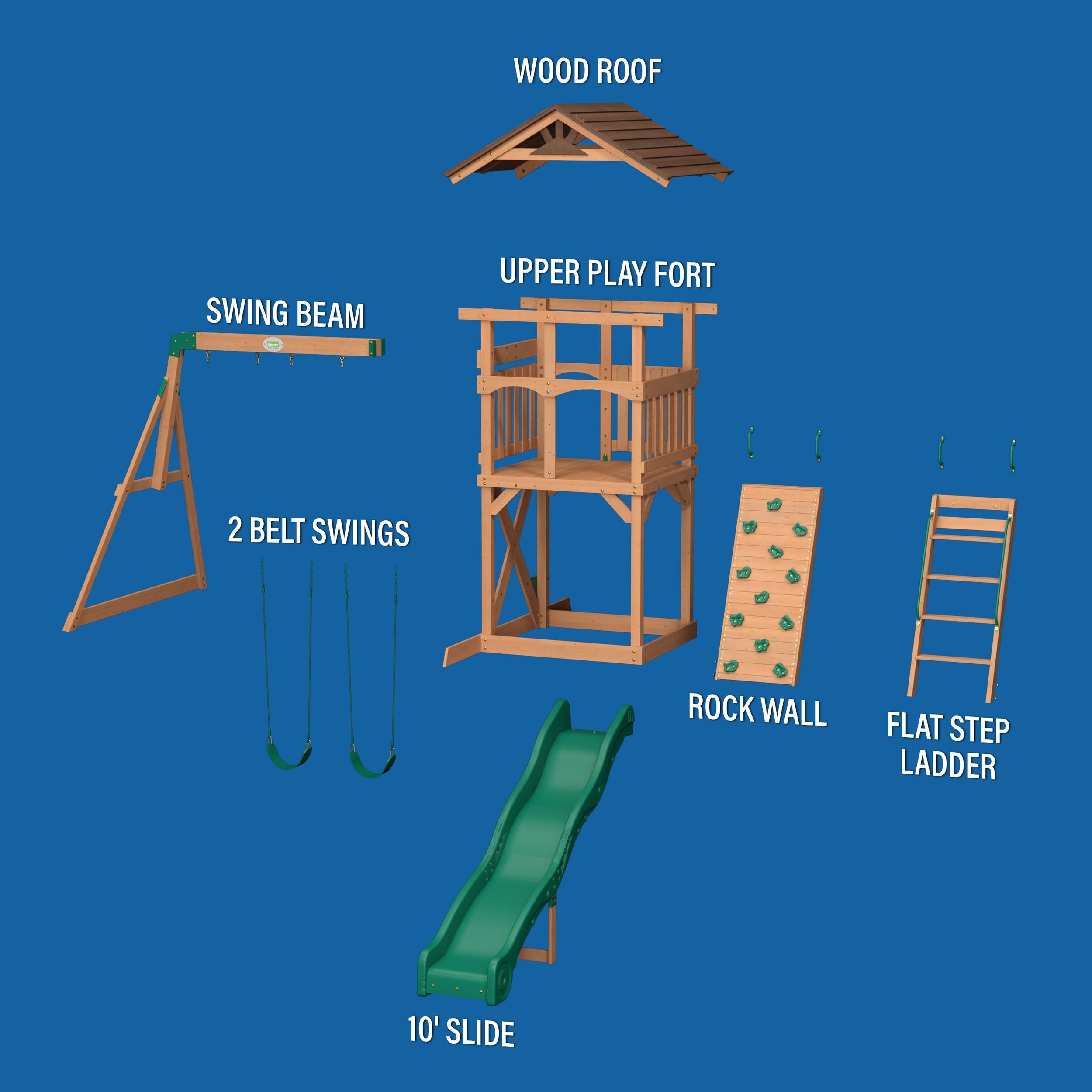 Backyard Discovery Lightning Ridge Swing Set