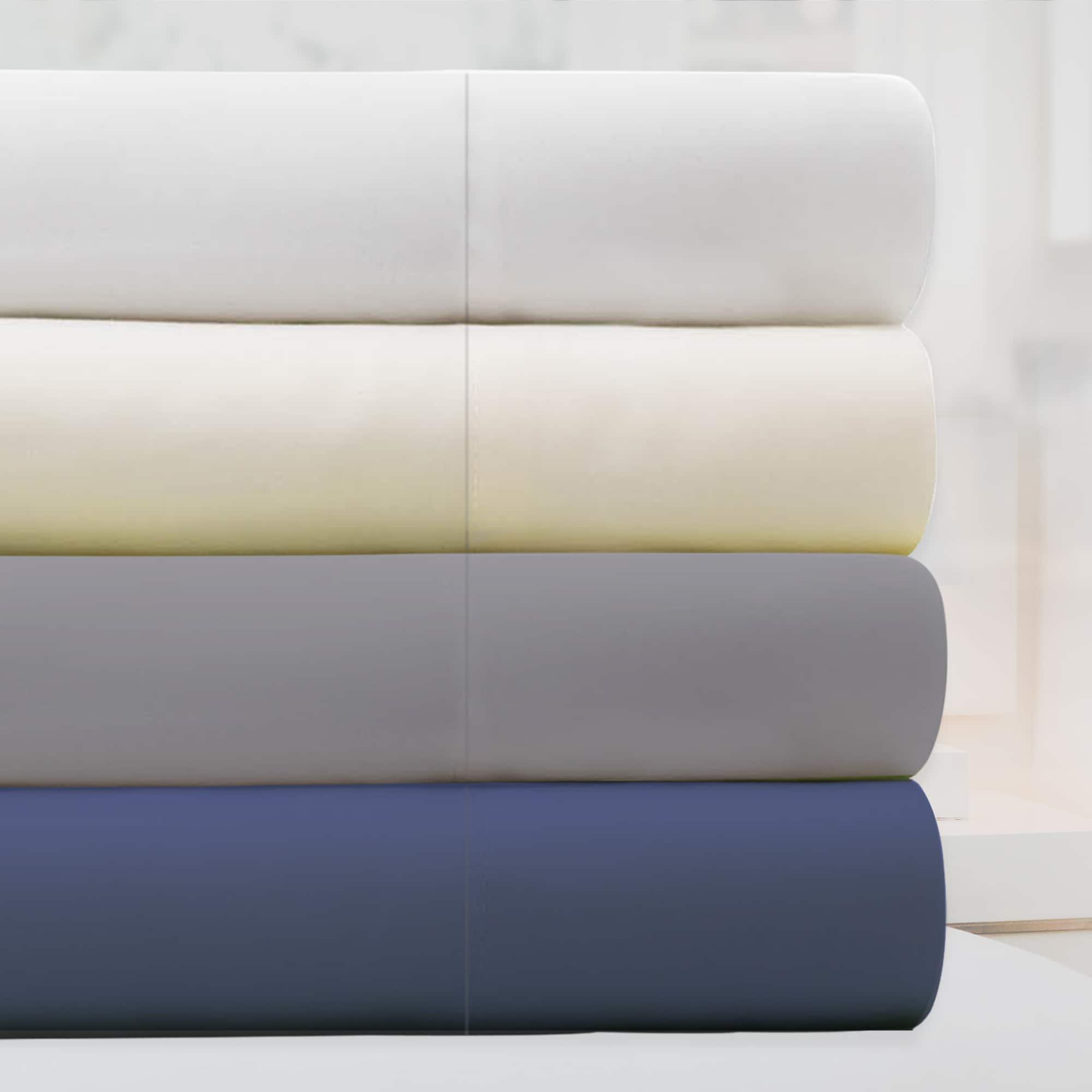 Organic 100% Cotton Breathable & Lightweight Deep Pocket Sheet Set