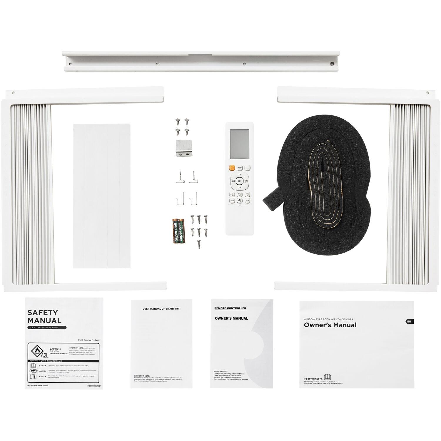 Keystone 12000 BTU Wi-Fi Connected Window Air Conditioner with Remote Included