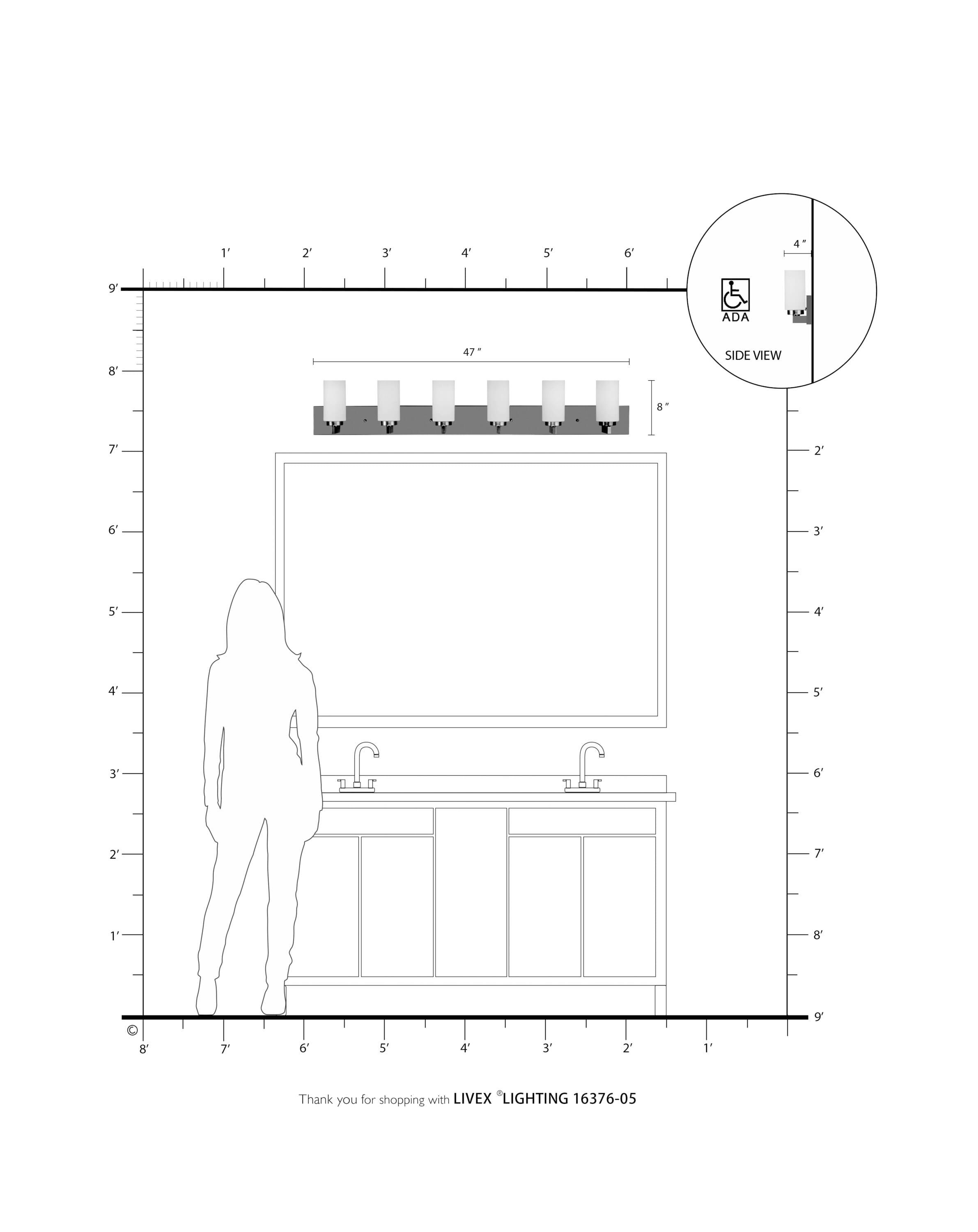 6 - Light Vanity Light