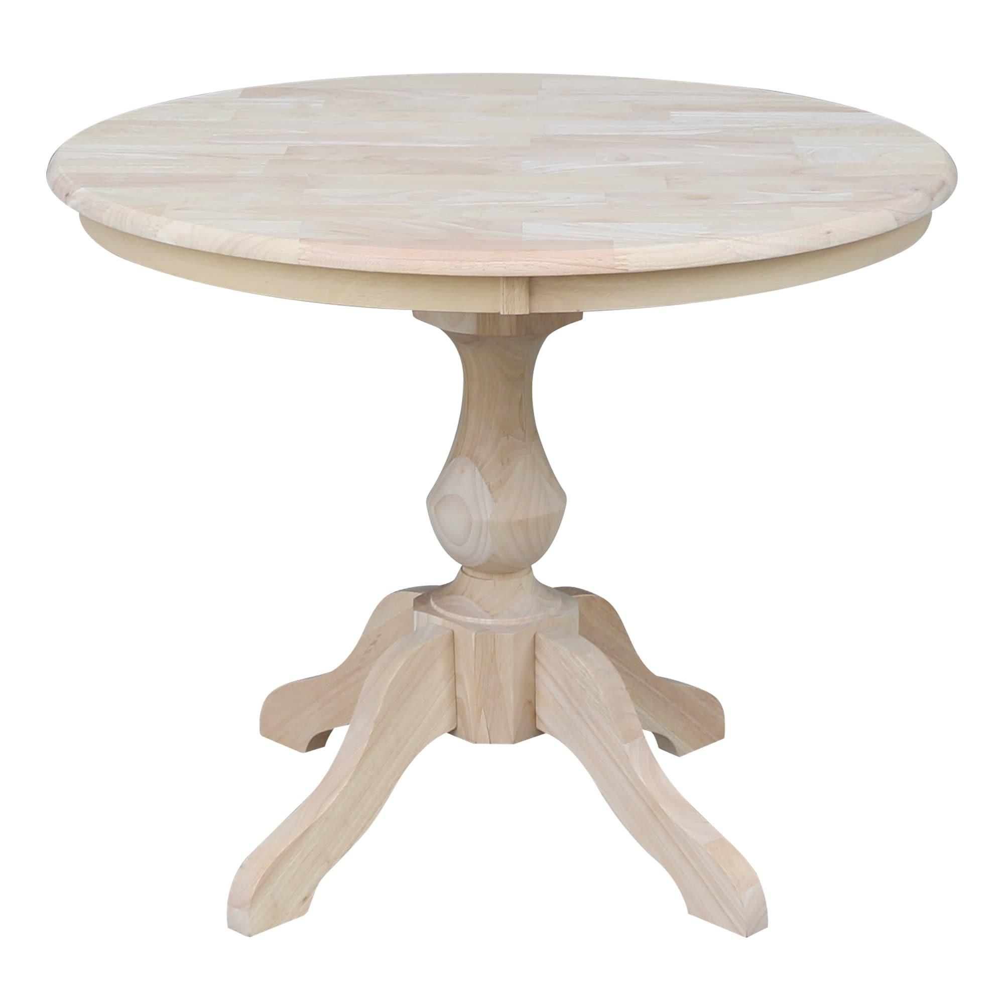 International Concepts 36" Round Top Pedestal Table - 28.9"H