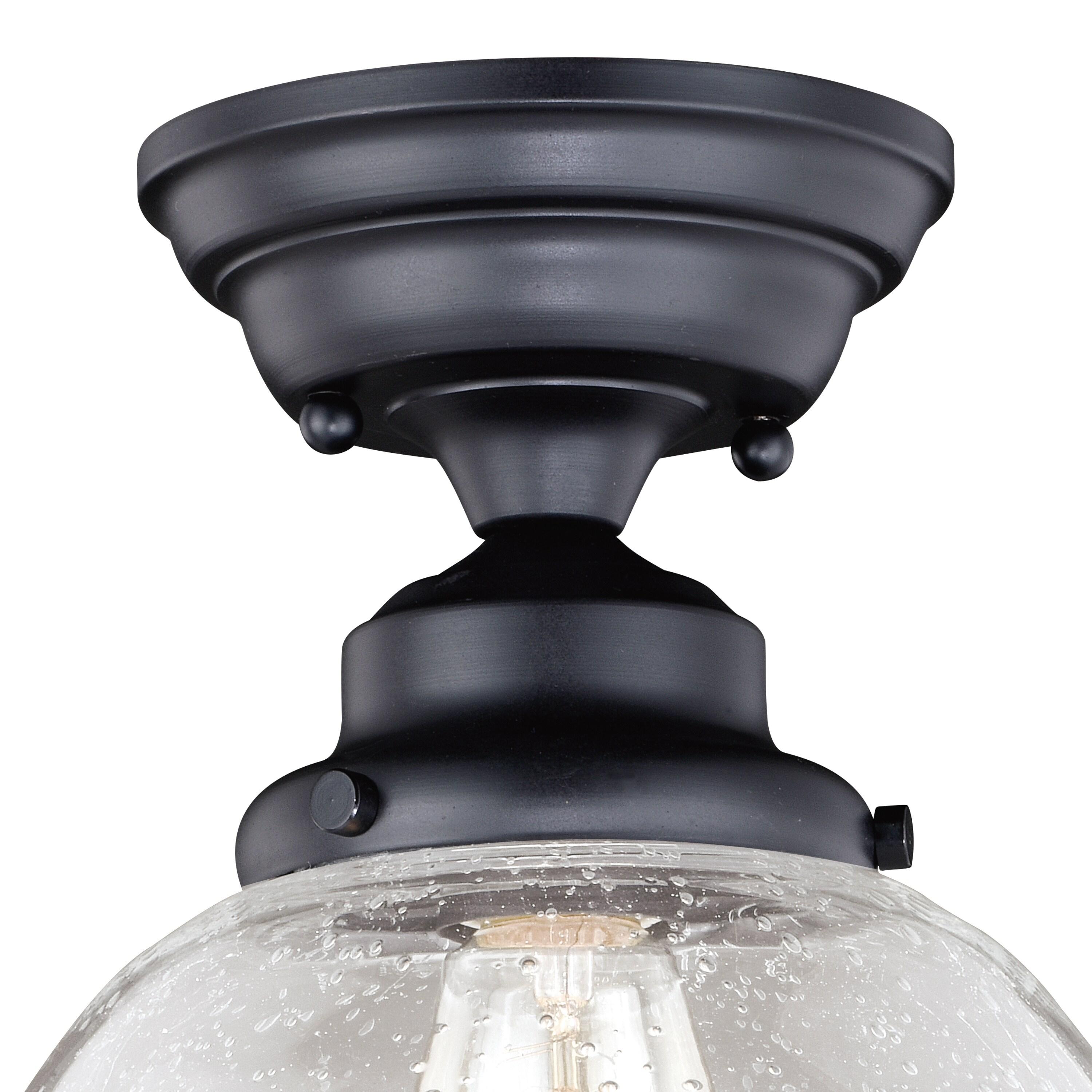 Vaxcel Huntley 1 - Light Flush Mount in  Oil Rubbed Bronze