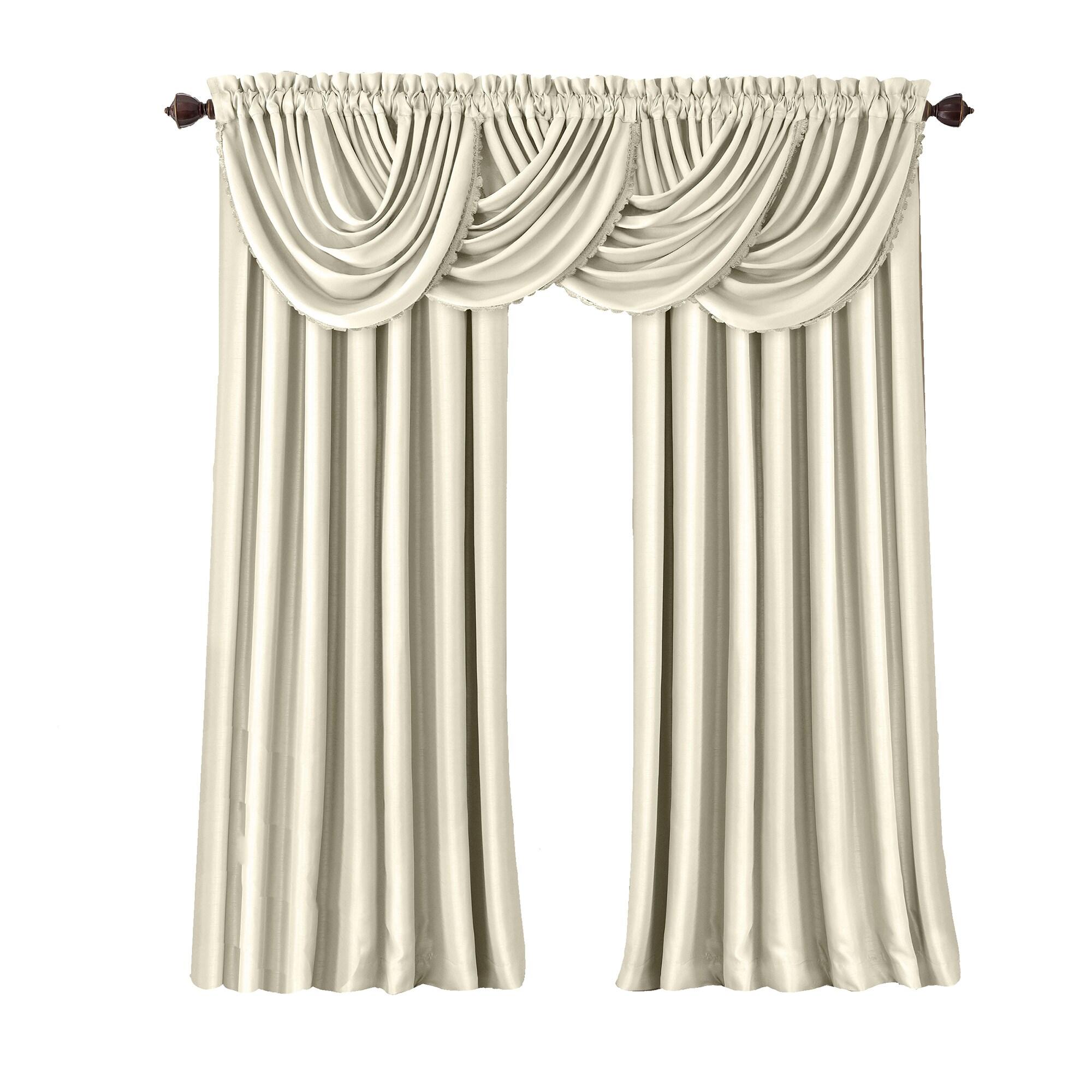 All Seasons Single Blackout Window Curtain Panel - 52" x 84" - Ivory - Elrene Home Fashions