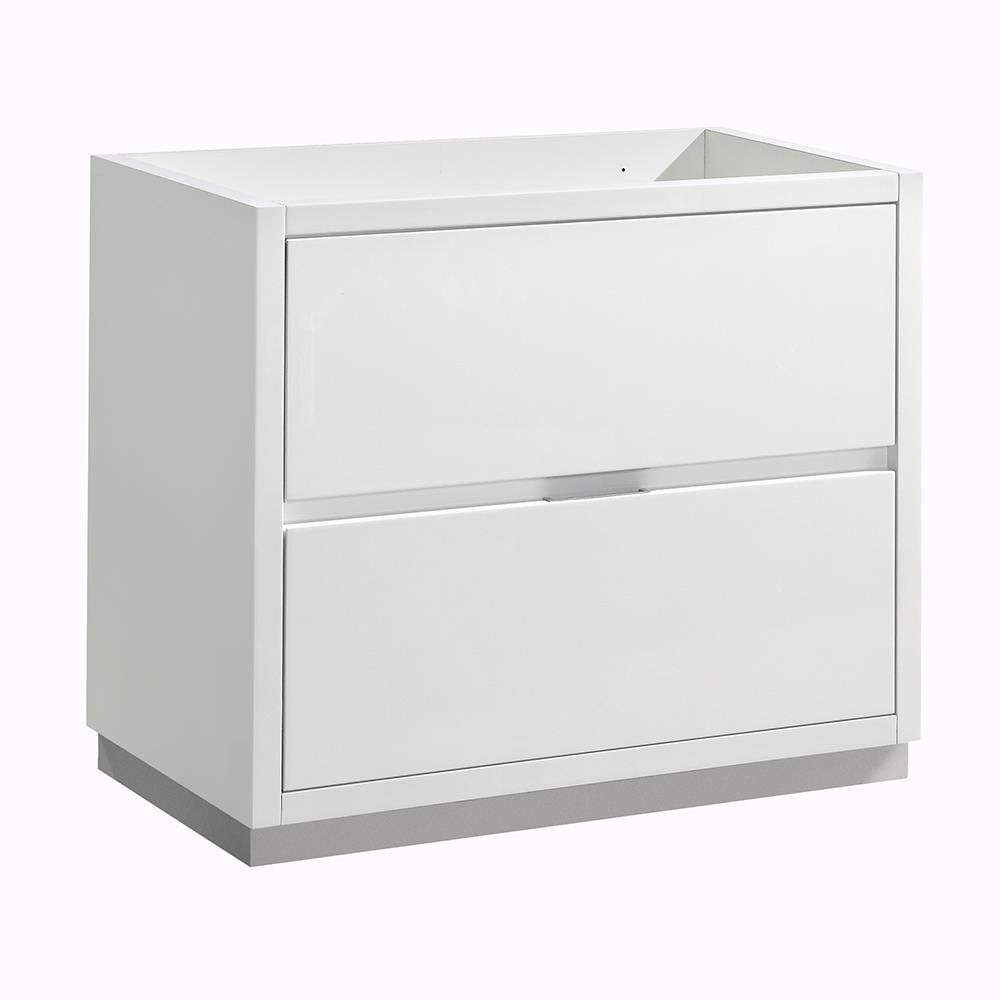Valencia 36" Freestanding Single Modern Bathroom Cabinet - Cabinet Only (Top and Sink Not Included)