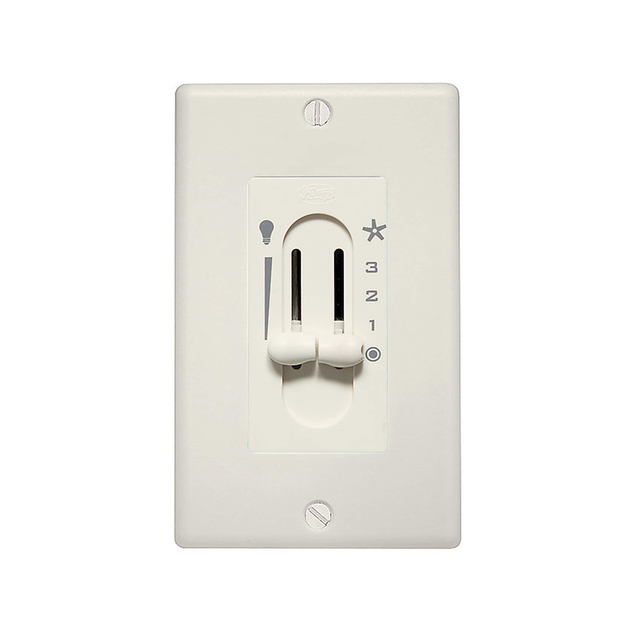 Hunter Fan Dual Slide Light and Ceiling Fan Wall Control