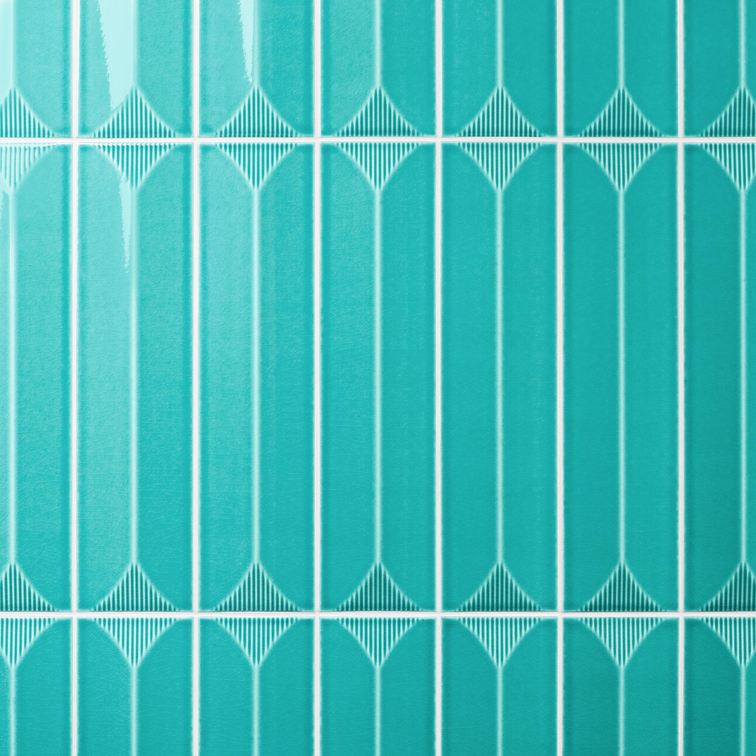 Radiant Inflex 4.43'' W x 17.62'' L Crackled Ceramic Subway Wall Tile (6.53 Sq. Ft. / Case)