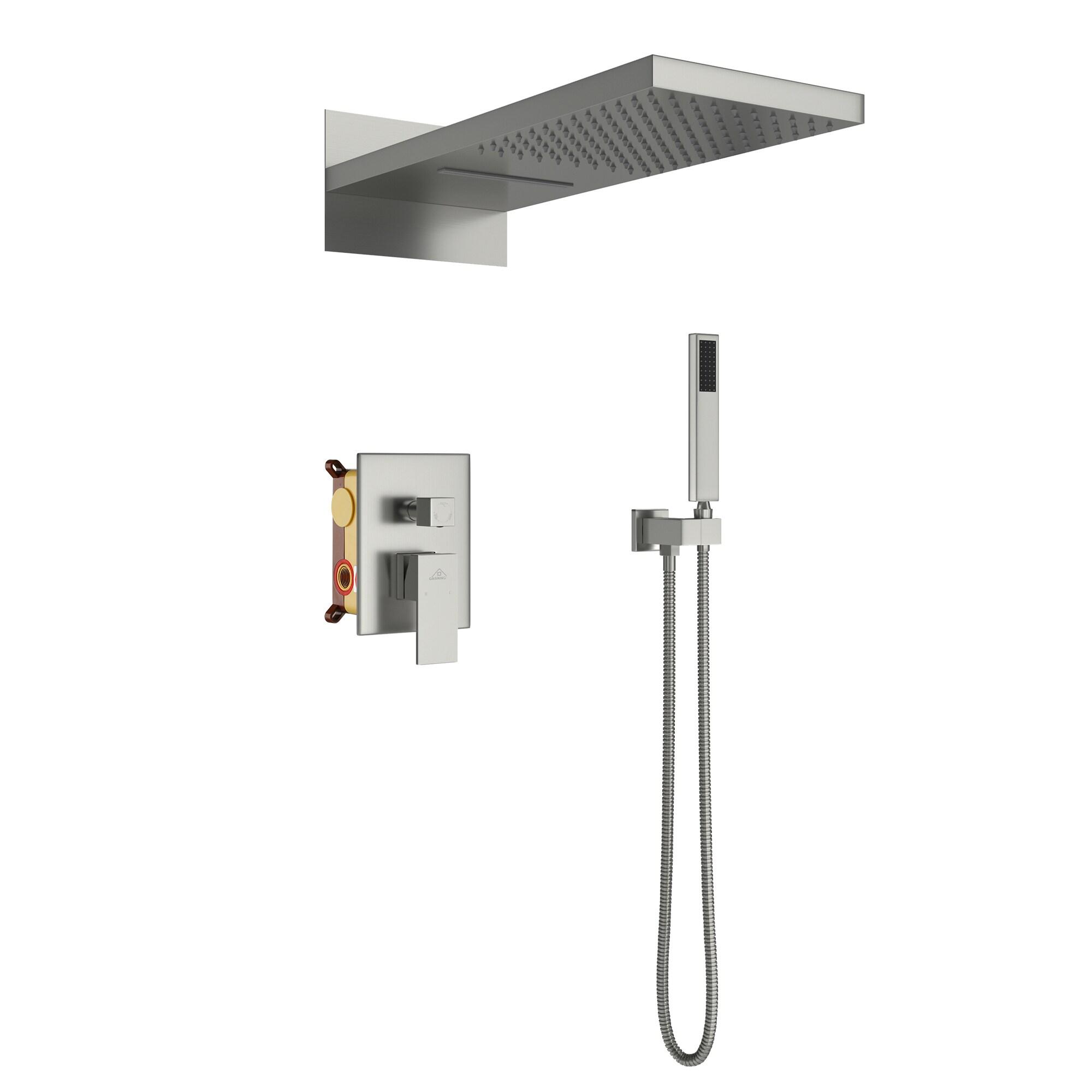 Cascade Bliss Luxury Complete Shower System with Rough-in Valve