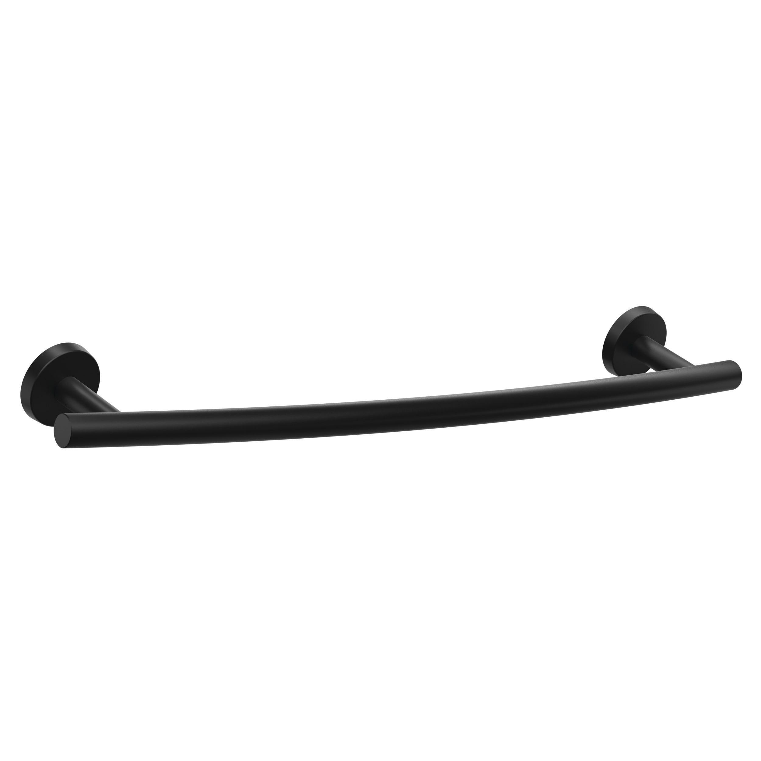 Amerock Arrondi Matte Black 18 inch (457mm) Towel Bar