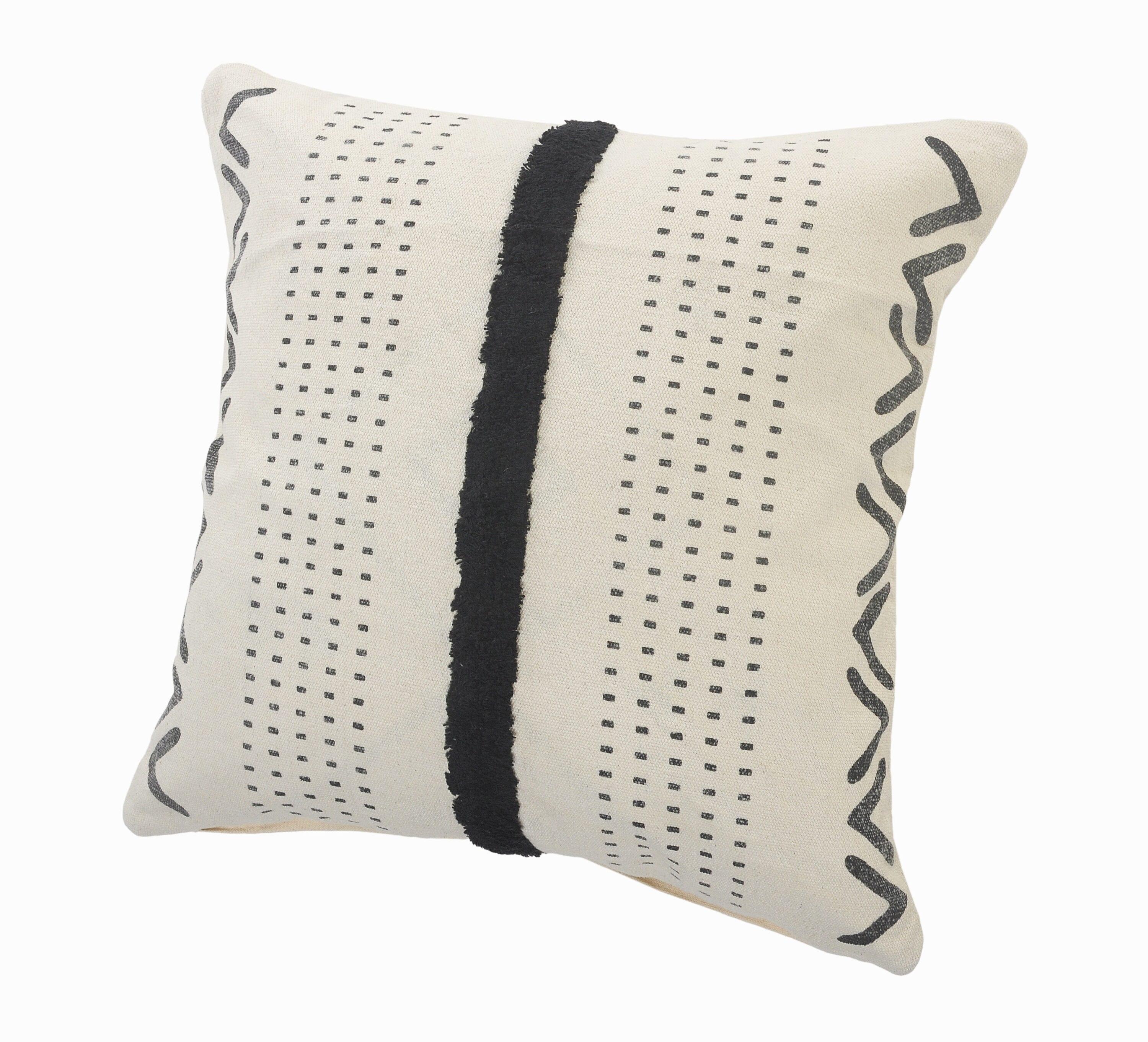 Throw Pillow Textured Cotton Throw Pillow