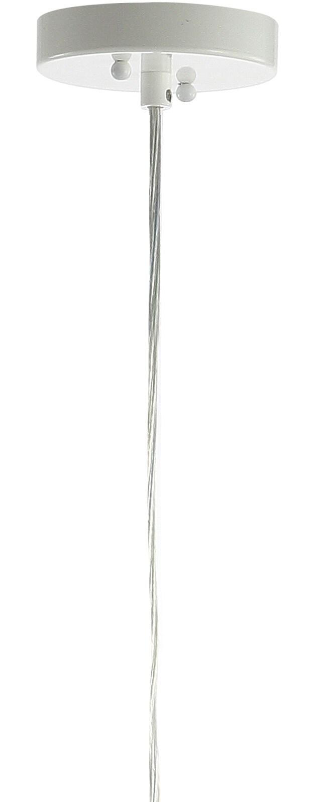 JONATHAN Y Stork 19" Feather Metal Adjustable LED Pendant, White