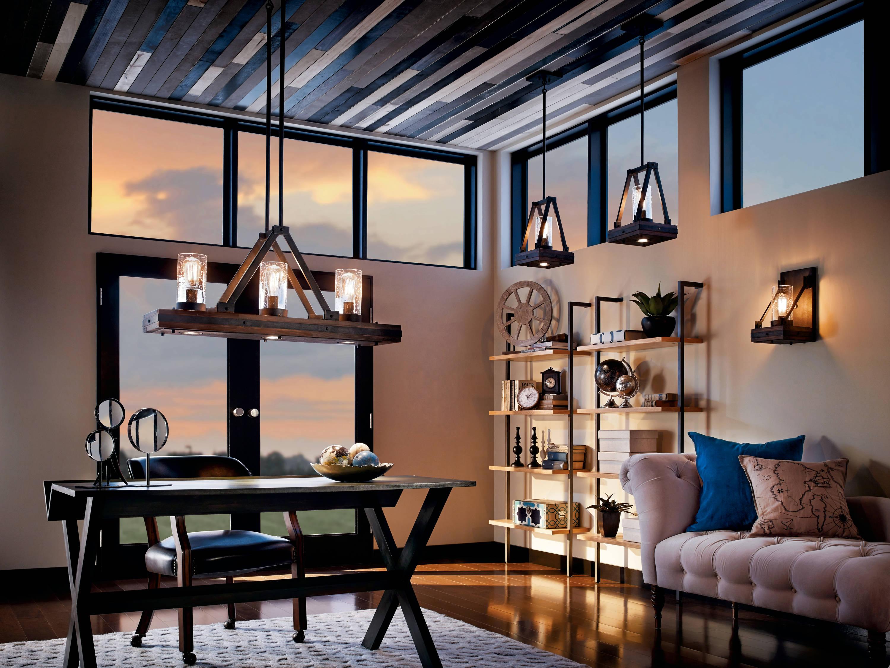 Kichler Lighting Colerne 1 - Light Pendant in Auburn Stained