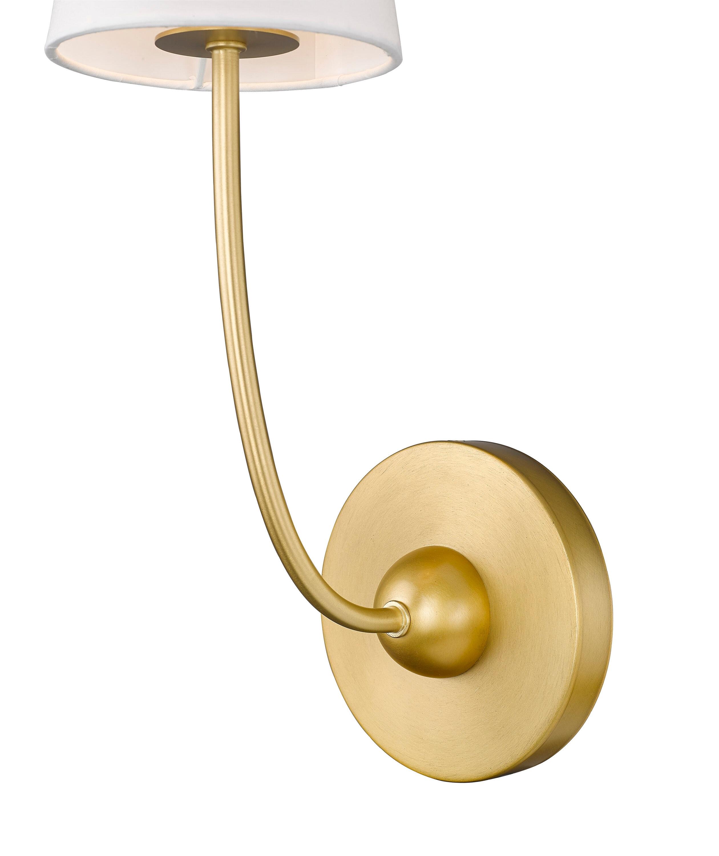 Z-Lite Shannon 1 - Light Sconce in Rubbed Brass