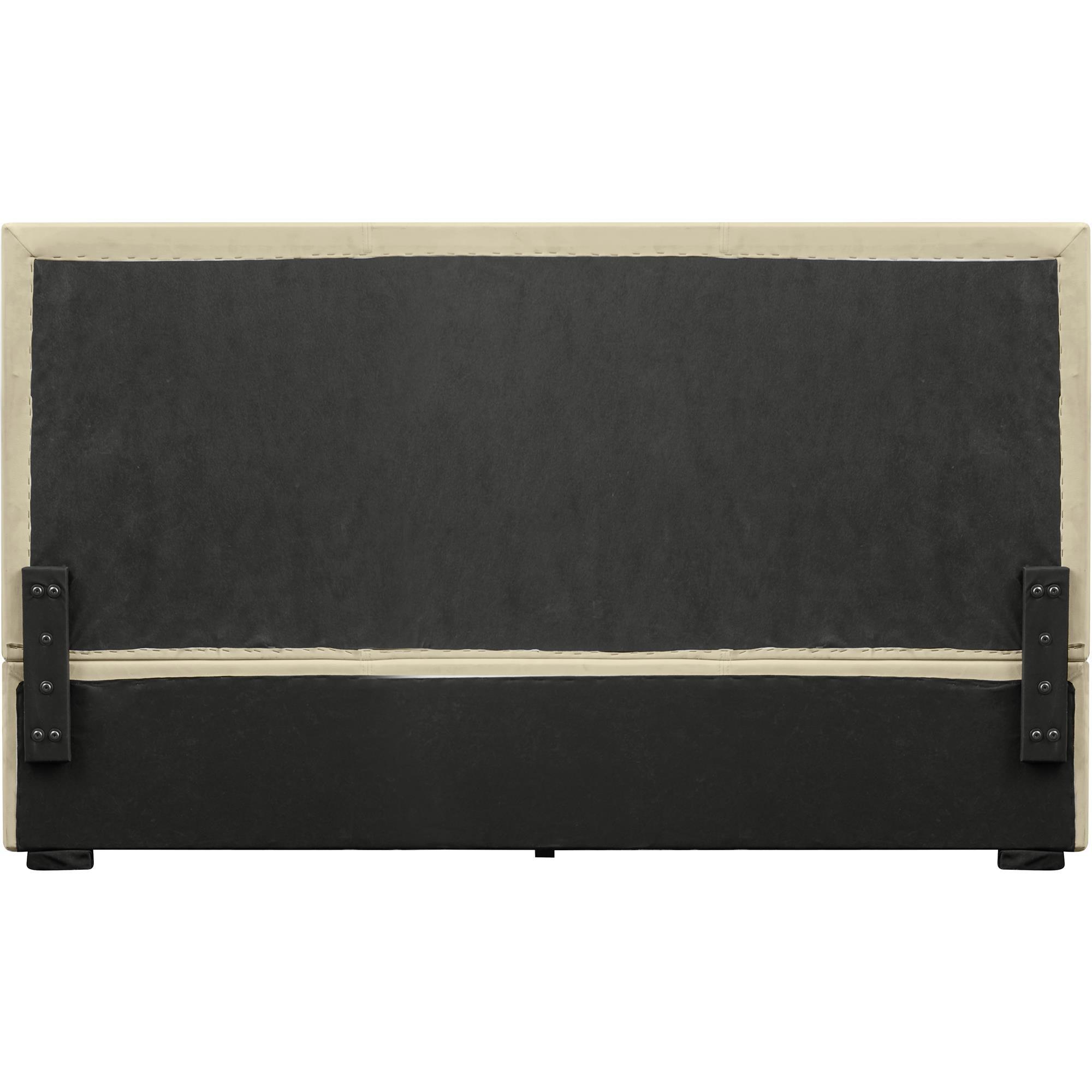 Camden Isle Hindes Platform Bed | Upholstered | Low Profile | King, Beige