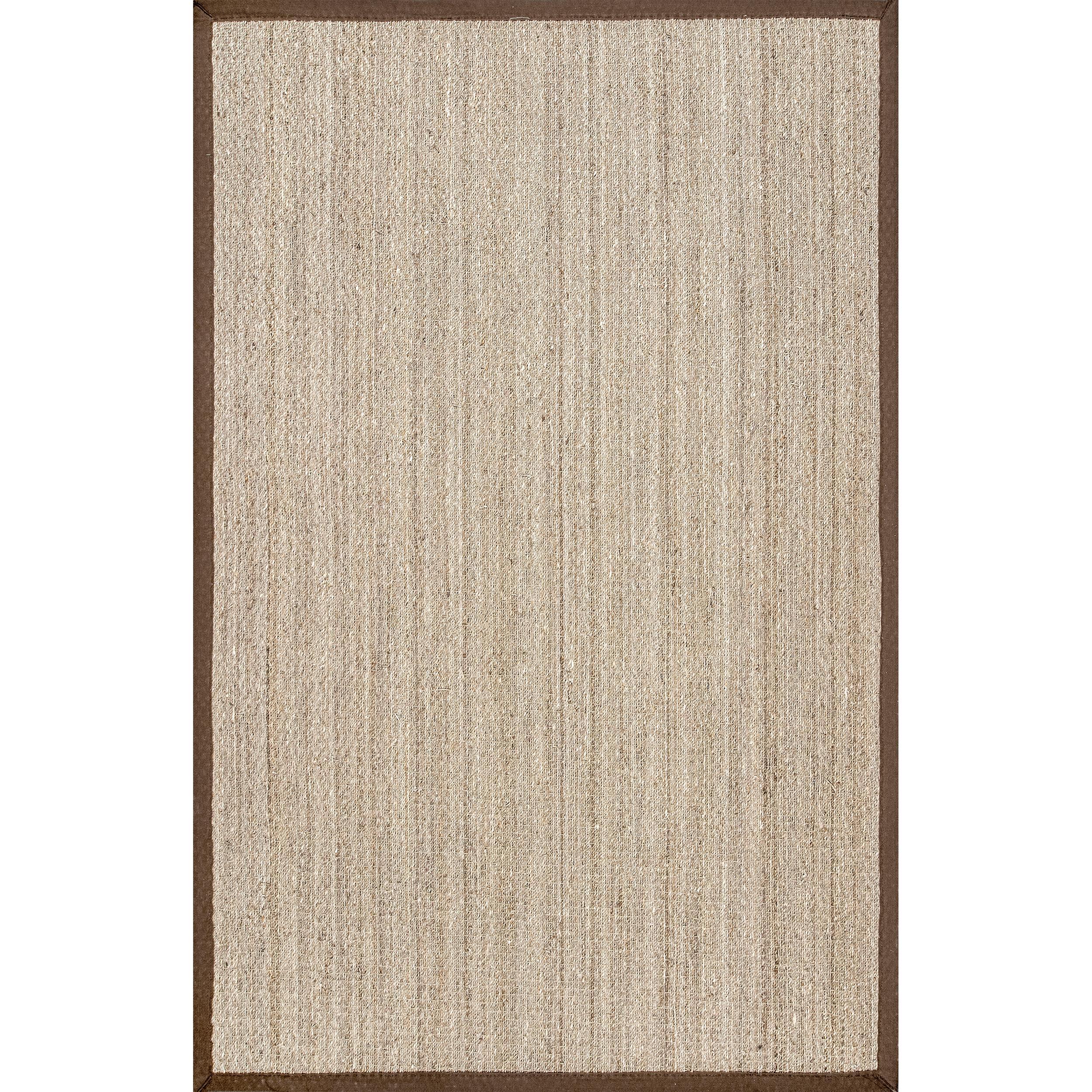 Coastal Breeze Brown Seagrass 31'' Reversible Runner Rug