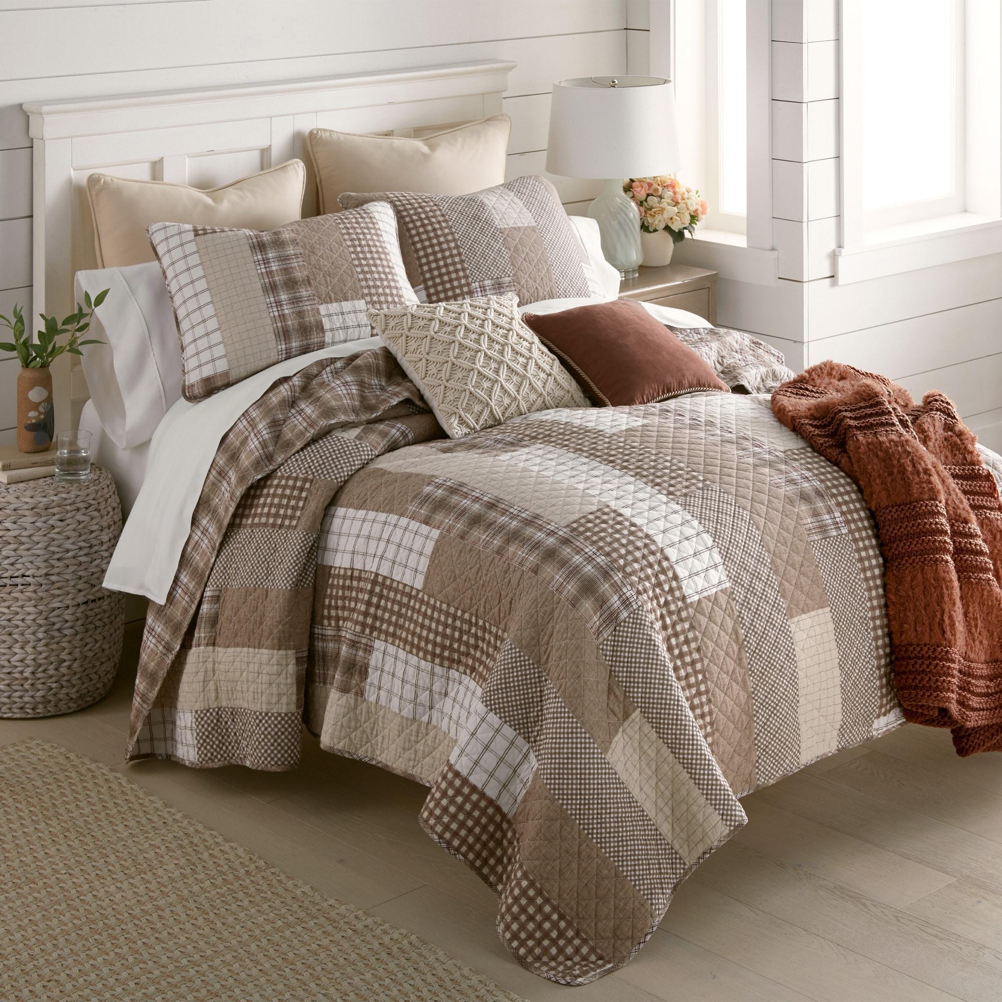 Donna Sharp Highland Plaid 2PC Cotton Twin Quilt Set