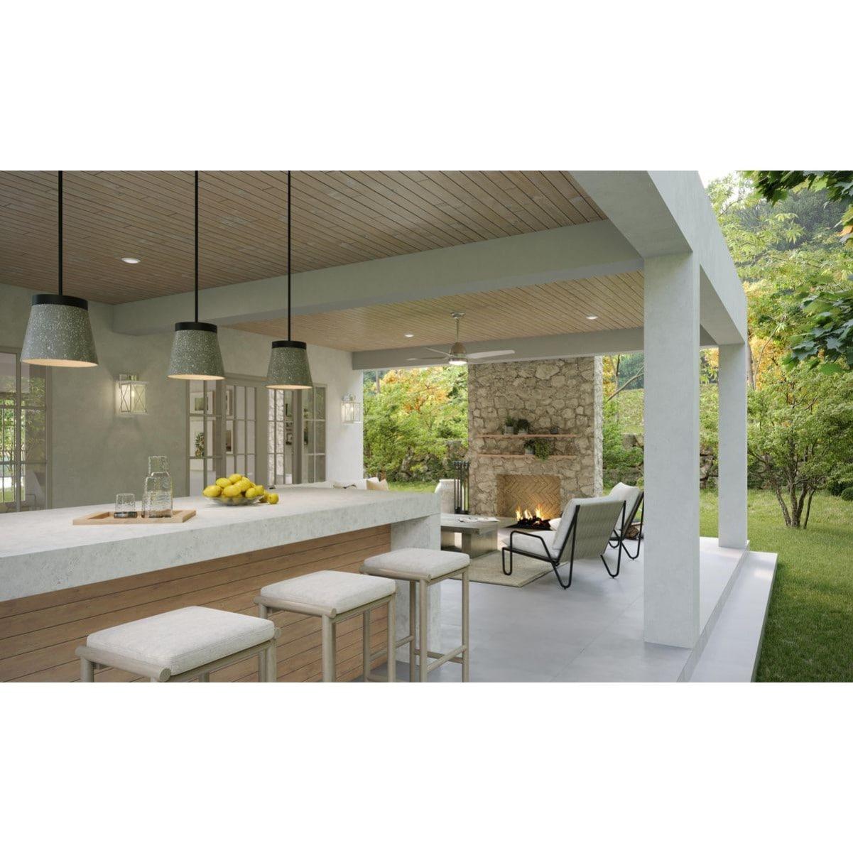 Progress Lighting Barlowe 1-Light Outdoor Wall Lantern in Stainless Steel with Clear Seeded Glass