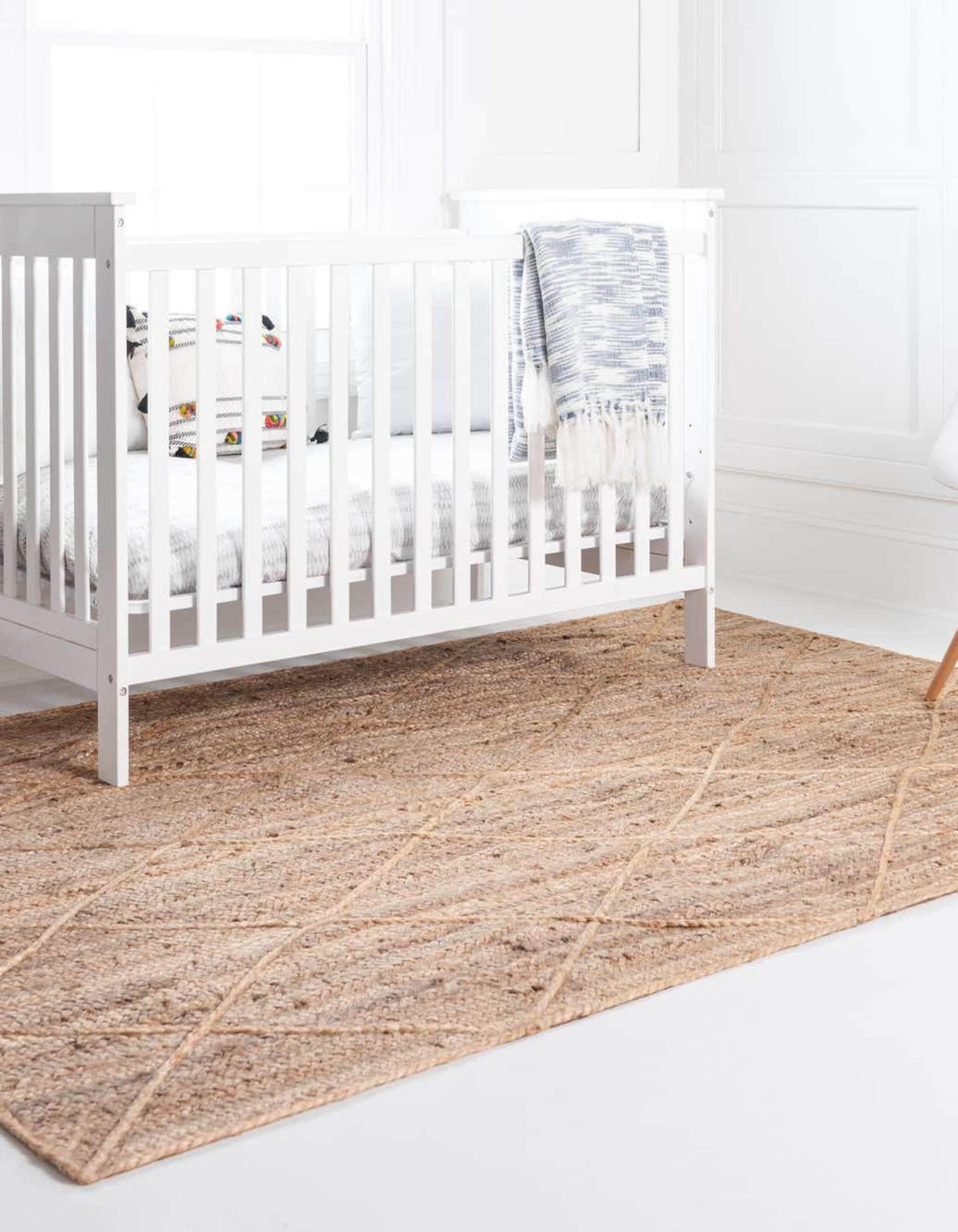 Unique Loom 5' 1 x 8' 0 Braided Jute Natural Area Rug