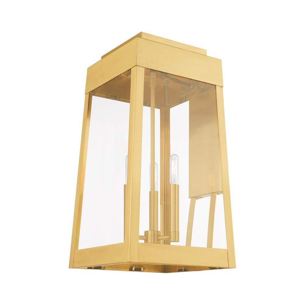 Livex Lighting Oslo 3 - Light Wall Light in  Satin Brass